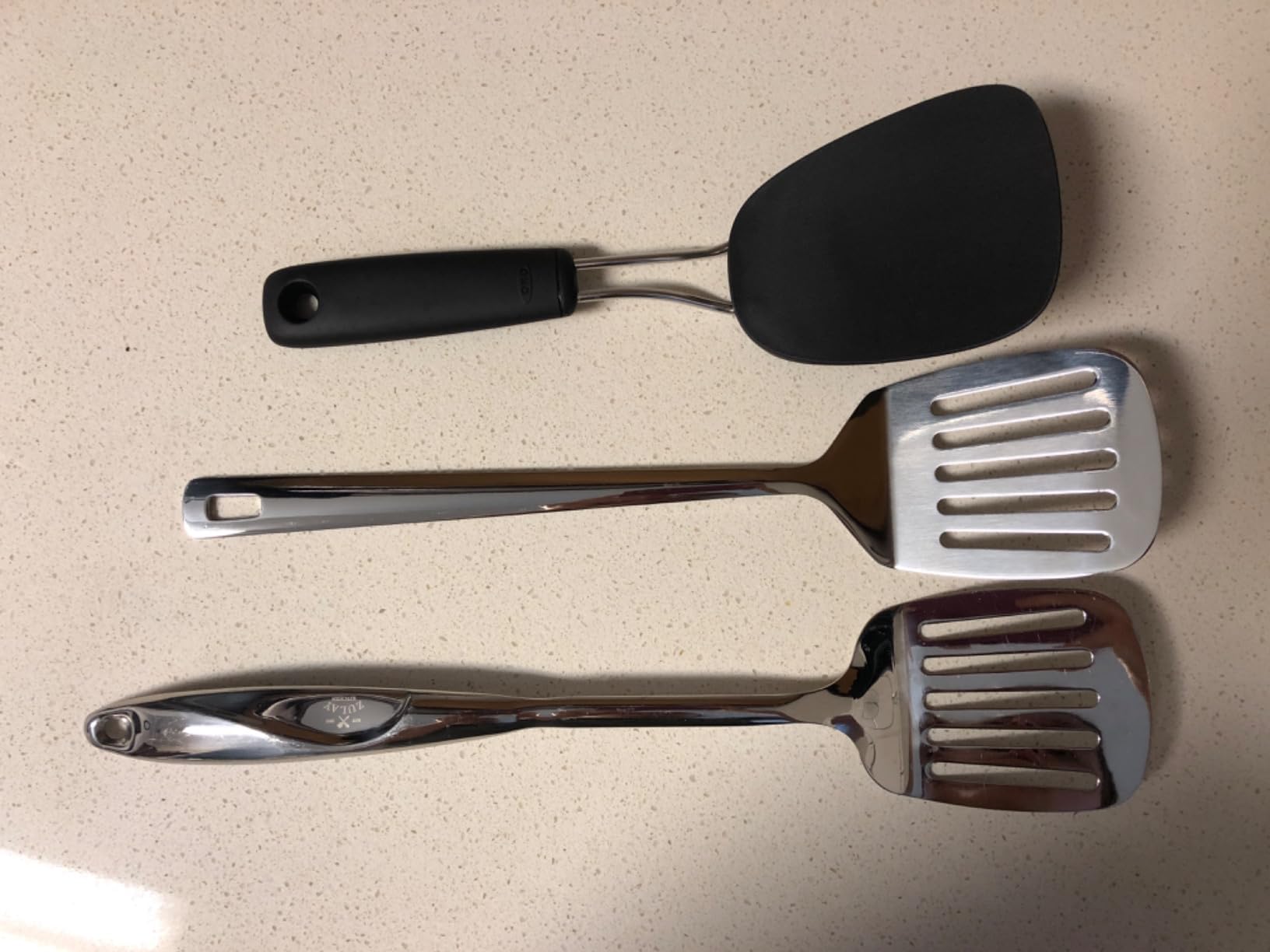 Berglander 13 Pieces Kitchen Utensils Set, Stainless Steel Cooking Utensils Set, Kitchen Tools Set With Utensil Holder Non-Stick And Heat Resistant,Dishwasher Safe, Easy to Clean - Customer Photo 1