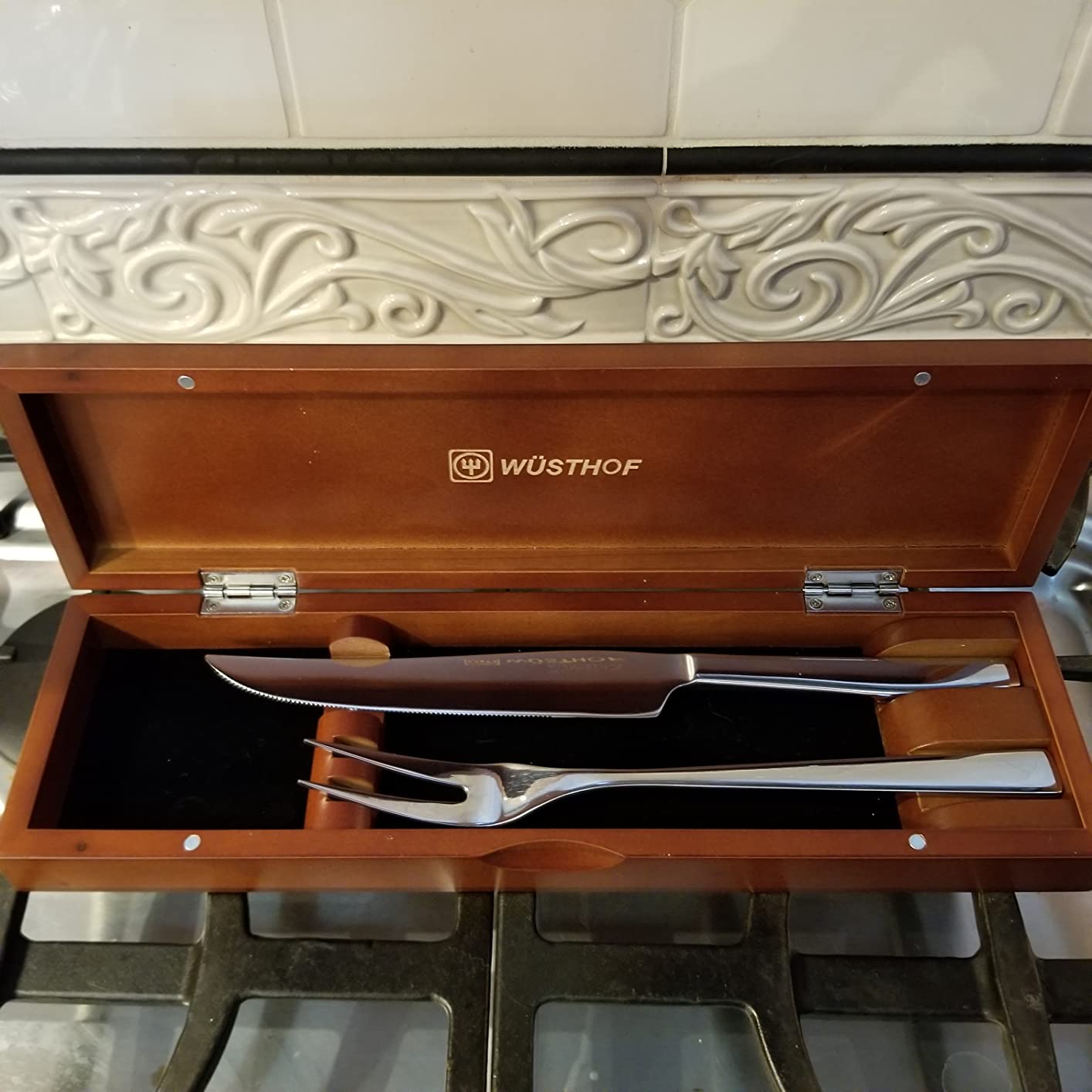 WÜSTHOF 8-Piece Stainless Mignon Steak Knife Set, Silver - Customer Photo 1