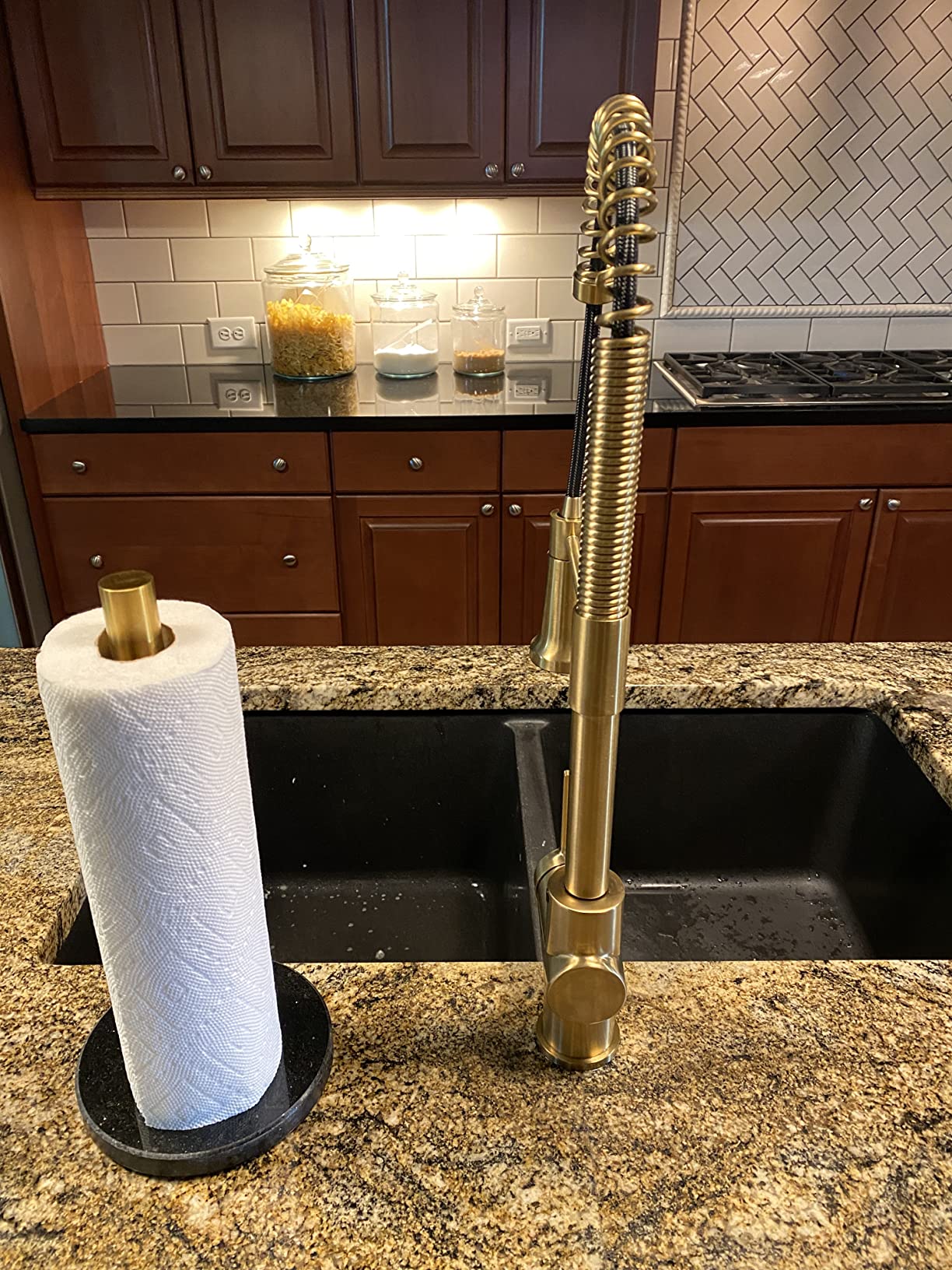 KRAUS Britt 2nd Gen Commercial Style Pull-Down Single Handle Kitchen Faucet in Spot Free Stainless Steel, KPF-1691SFS - Customer Photo 5