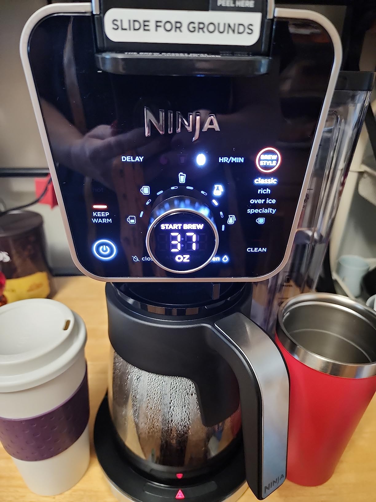 Ninja Drip Coffee Maker With K Cup Combo, DualBrew Pro Specialty Coffee System, Coffee Machine Compatible with K-Cup Pods, 12 Cup Single Serve Coffee Makers with Paper Filter, CFP301 - Customer Photo 1