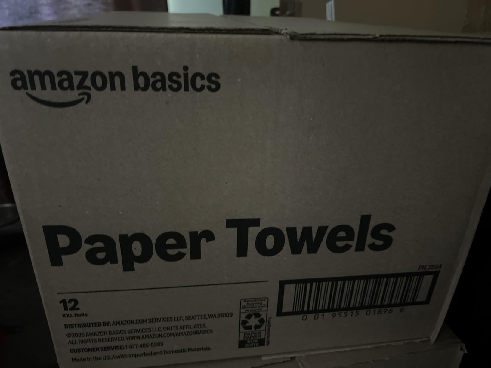 Amazon Basics FSC-Certified 2-Ply Flex-Sheets Paper Towels, 150 Sheets per Roll, 12 Basics Rolls = 32 Regular Rolls Customer Review Amazon Basics FSC-Certified 2-Ply Flex-Sheets Paper Towels, 150 Sheets per Roll, 12 Basics Rolls = 32 Regular Rolls - Customer Photo 1