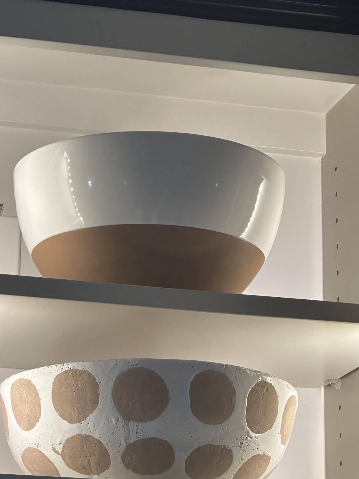 Mora Ceramic Large Mixing Bowls - Set of 2 Nesting Bowls for Cooking, Serving, Popcorn, Salad etc - Microwavable Kitchen Stoneware, Oven, Microwave and Dishwasher Safe - Extra Big 2.5 & 1.6 Qt - White - Customer Photo 2
