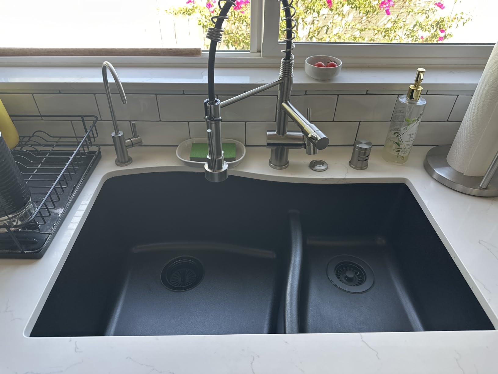 BOTEMY B9171 Kitchen Sink Drain 3 1/2 Inch Kitchen Sink Drain Strainer Assmebly Kit Stainless Steel Sink Strainer Basket/Drain Stopper for 3.5'' Standard American Drain Hole (Brushed) Customer Review BOTEMY B9171 Kitchen Sink Drain 3 1/2 Inch Kitchen Sink Drain Strainer Assmebly Kit Stainless Steel Sink Strainer Basket/Drain Stopper for 3.5'' Standard American Drain Hole (Brushed) - Customer Photo 3