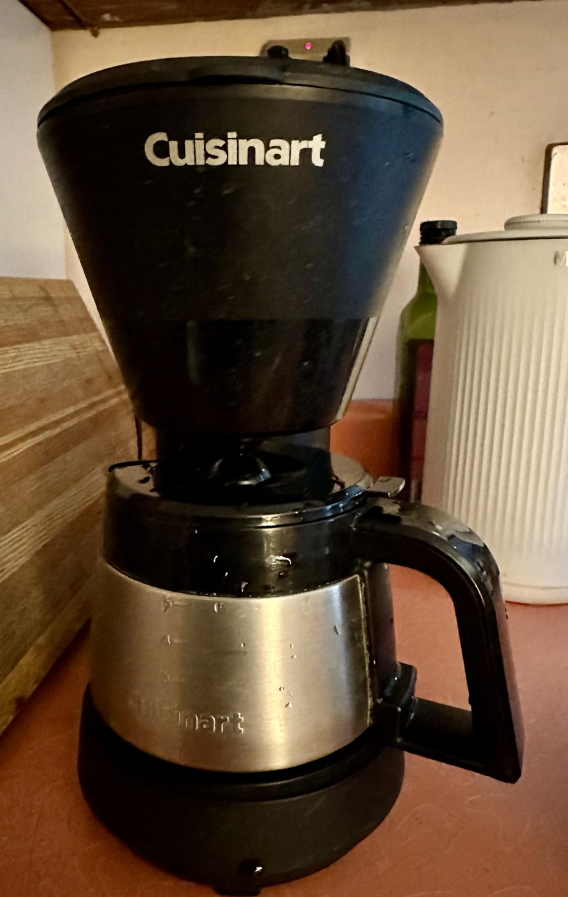Cuisinart 5-Cup Coffee Maker with Stainless Steel Carafe, Coffee Machine with Removable Water Reservoir, Charcoal Water Filter, 30-Minute Keep Warm, and Brew Pause, DCC-5570NAS, Stainless Steel - Customer Photo 1