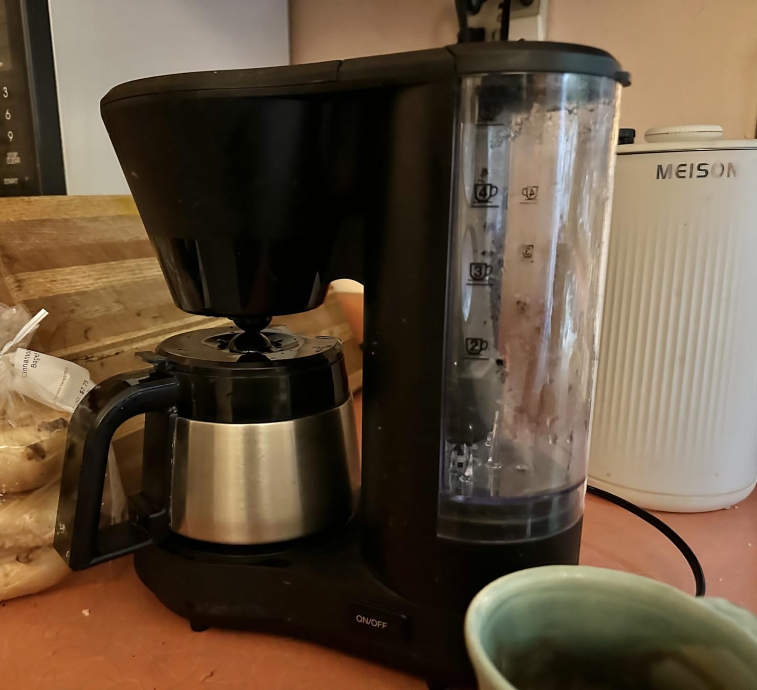 Cuisinart 5-Cup Coffee Maker with Stainless Steel Carafe, Coffee Machine with Removable Water Reservoir, Charcoal Water Filter, 30-Minute Keep Warm, and Brew Pause, DCC-5570NAS, Stainless Steel - Customer Photo 2