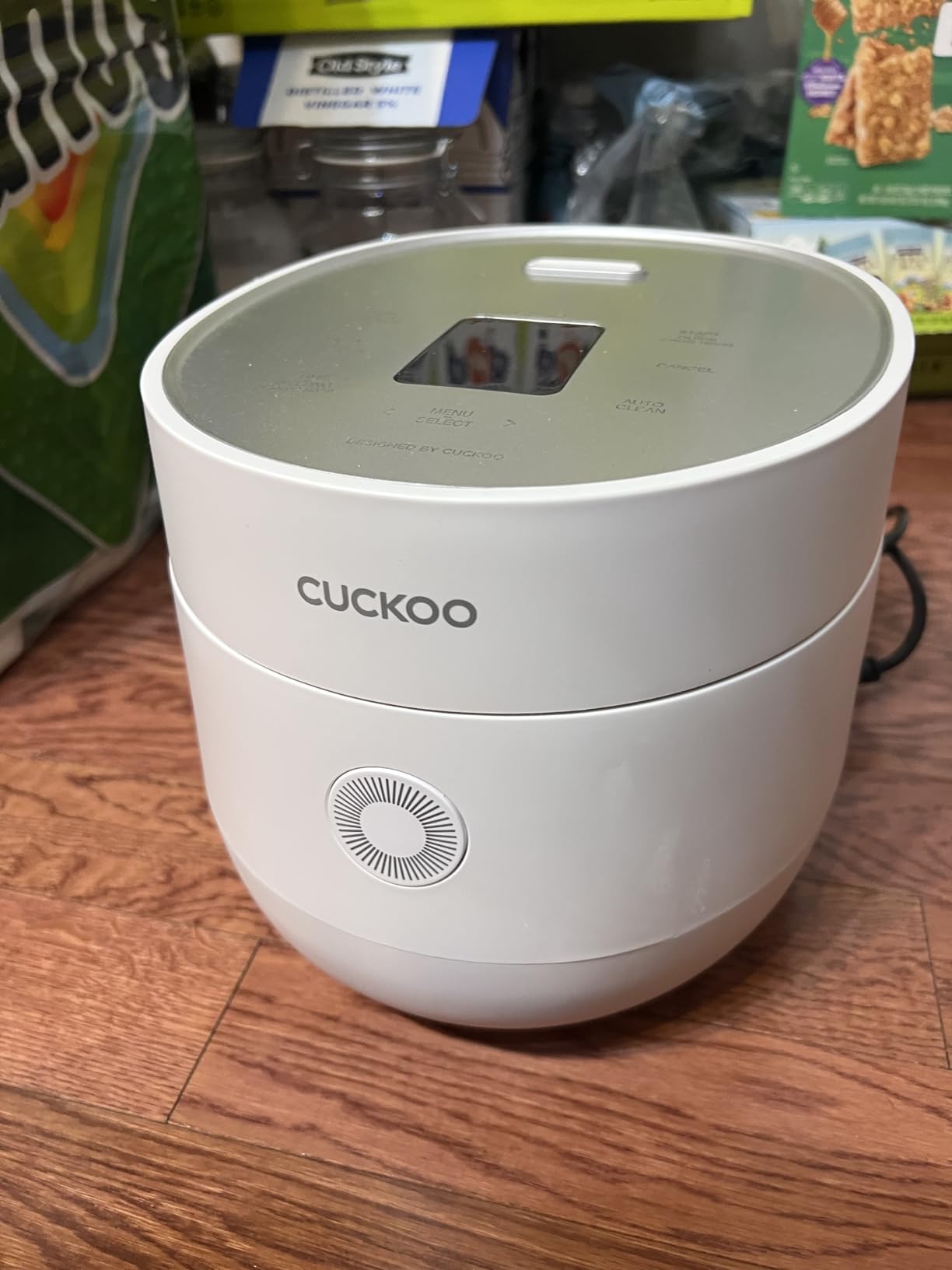 CUCKOO Micom Rice Cooker 3-Cup Uncooked / 6-Cup Cooked with Nonstick Inner Pot, Small Rice Maker with 8 Menu Options, Fuzzy Logic Technology, Auto Clean, Quick Rice Mode, White (CR-0375FW) Customer Review CUCKOO Micom Rice Cooker 3-Cup Uncooked / 6-Cup Cooked with Nonstick Inner Pot, Small Rice Maker with 8 Menu Options, Fuzzy Logic Technology, Auto Clean, Quick Rice Mode, White (CR-0375FW) - Customer Photo 1