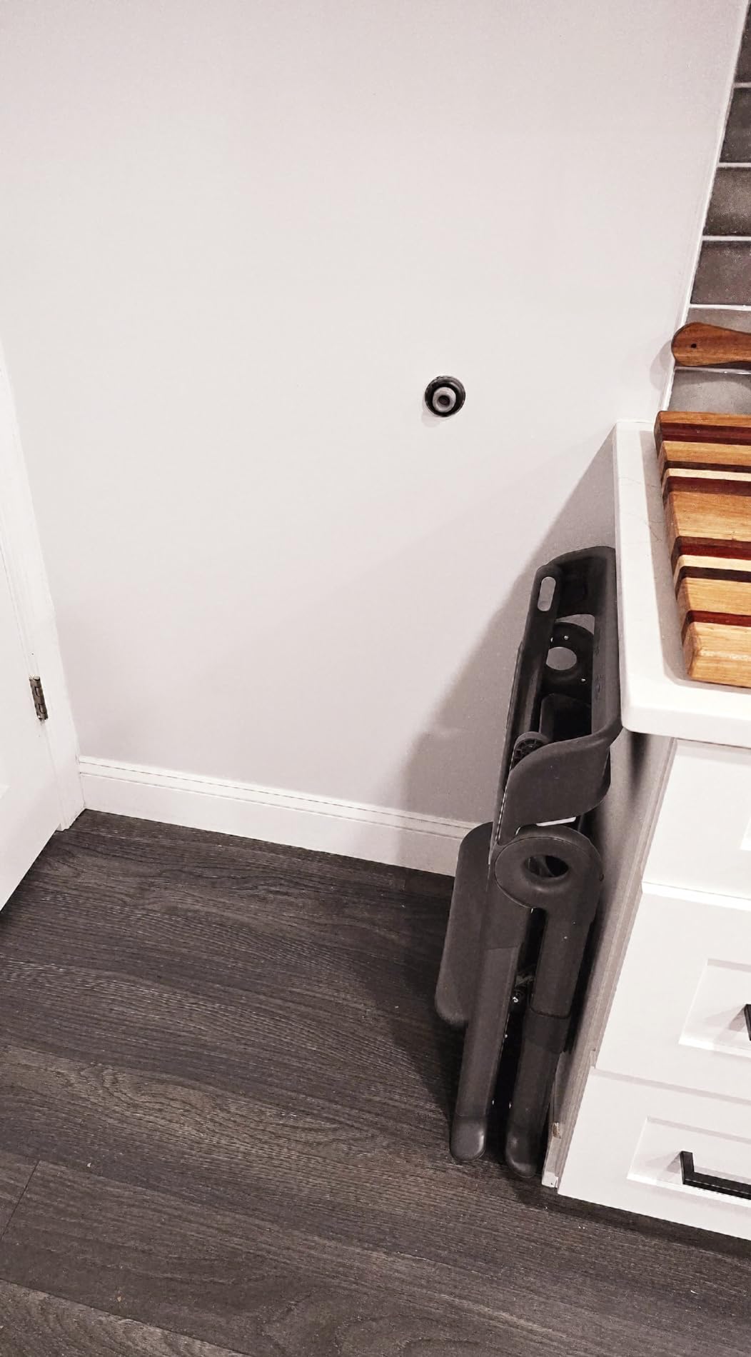 Boon Pivot Toddler Tower - Folding Toddler Step Stool for Bathroom Sink or Kitchen Countertop - Step Stool for Toddlers with CPC Certification - Gray - Ages 18 Months to 4 Years - Customer Photo 2