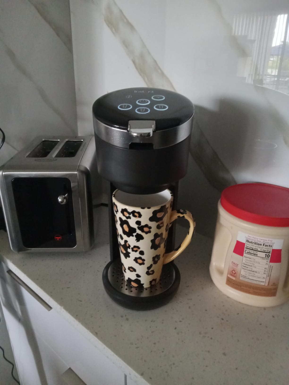 Instant Solo WIFI Connect Single Serve Coffee Maker, From the Makers of Instant Pot, Coffee Brewer, Includes Reusable Coffee Pod & Bold Setting, Brew 8 to 12oz., 40oz. Water Reservoir, Black - Customer Photo 1