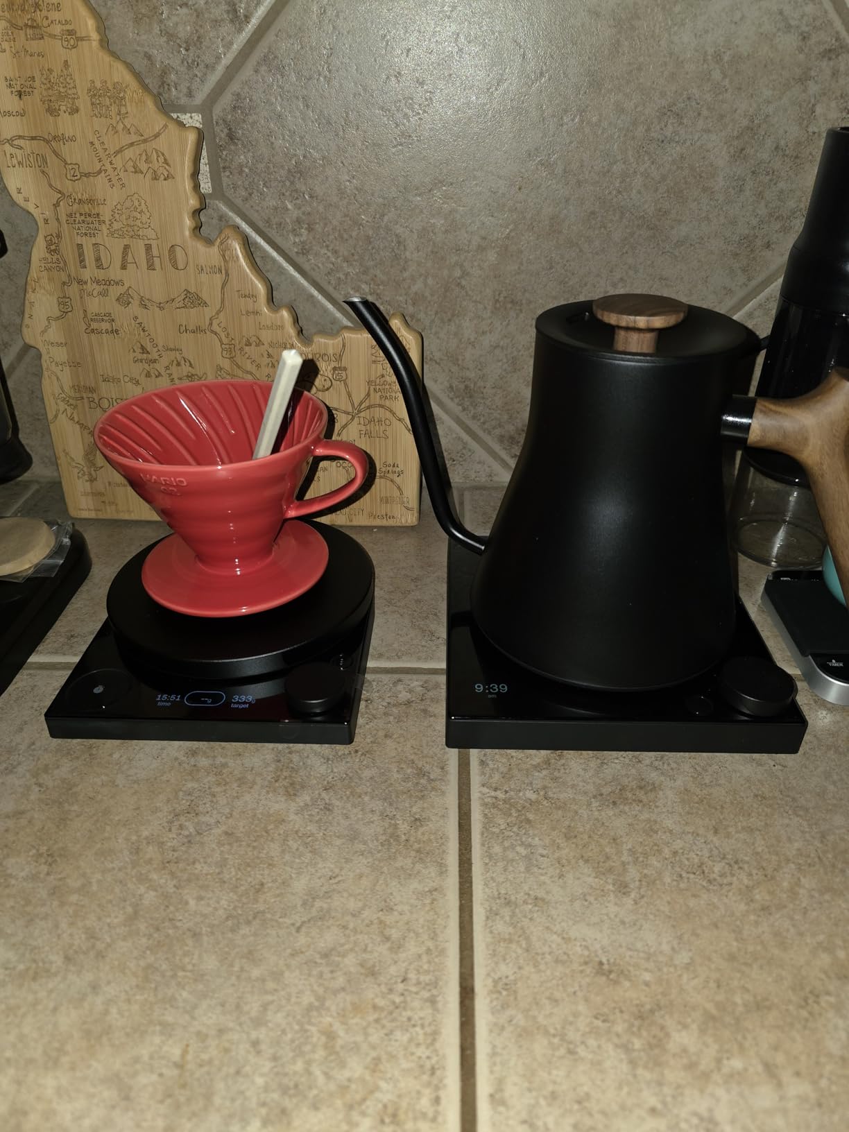 Fellow Tally Pro Studio Digital Coffee Scale - Precision Scale with Glass Top - Digital Kitchen Scale for Coffee & Small Goods up to 5 lbs - Measures in g, oz, lbs, & mm - Matte Black Customer Review Fellow Tally Pro Studio Digital Coffee Scale - Precision Scale with Glass Top - Digital Kitchen Scale for Coffee & Small Goods up to 5 lbs - Measures in g, oz, lbs, & mm - Matte Black - Customer Photo 1