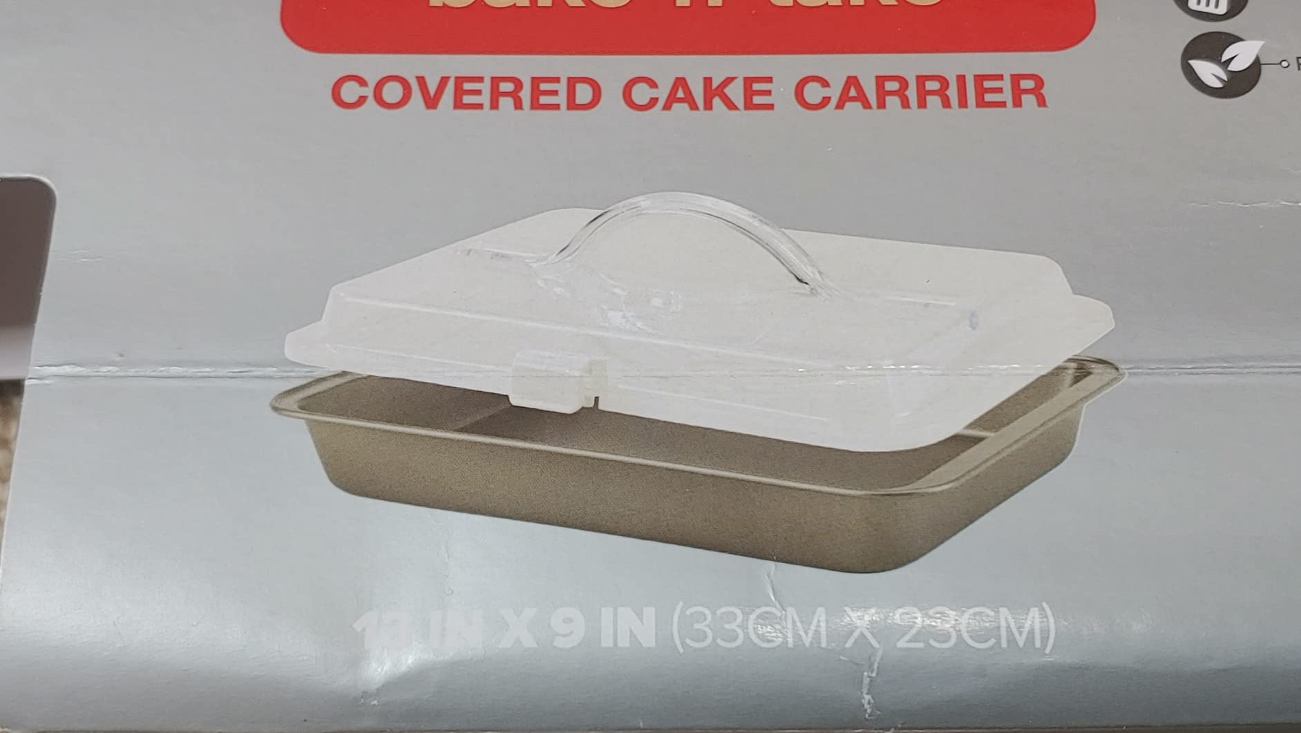 GoodCook Everyday Baking Pan with Metal Lid Nonstick Warp-Resistant Heavy-Gauge Steel Construction Even-Heating Oblong Cake Pan with Solid Oven-Safe Cover, 9x13-Inch, Gray - Customer Photo 4
