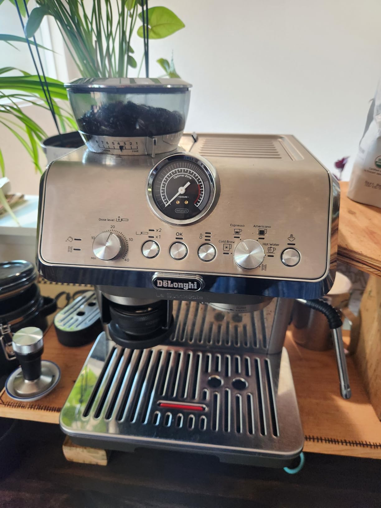 De'Longhi La Specialista Arte Evo Espresso Machine - Compact Cold Brew Coffee Maker with Grinder, Milk Steam Wand/Frother & Tamping Tools - Home Barista Kit for Lattes, Cappuccinos, Iced Coffee - Customer Photo 3