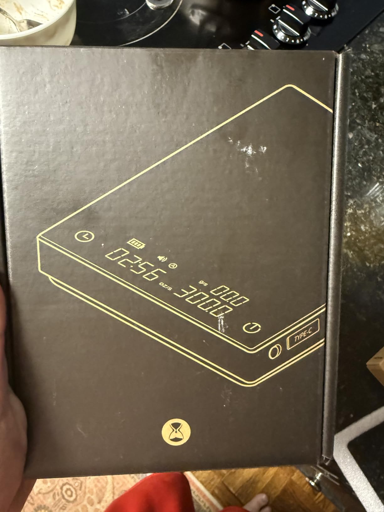 TIMEMORE Coffee Scale Basic 2.0 Electronic Espresso Scale with Water Flow Rate and Timer Function, Free Switching of Ounce/kg Units, Digital Scale for Kitchen/Baking/Cooking, Black - Customer Photo 5