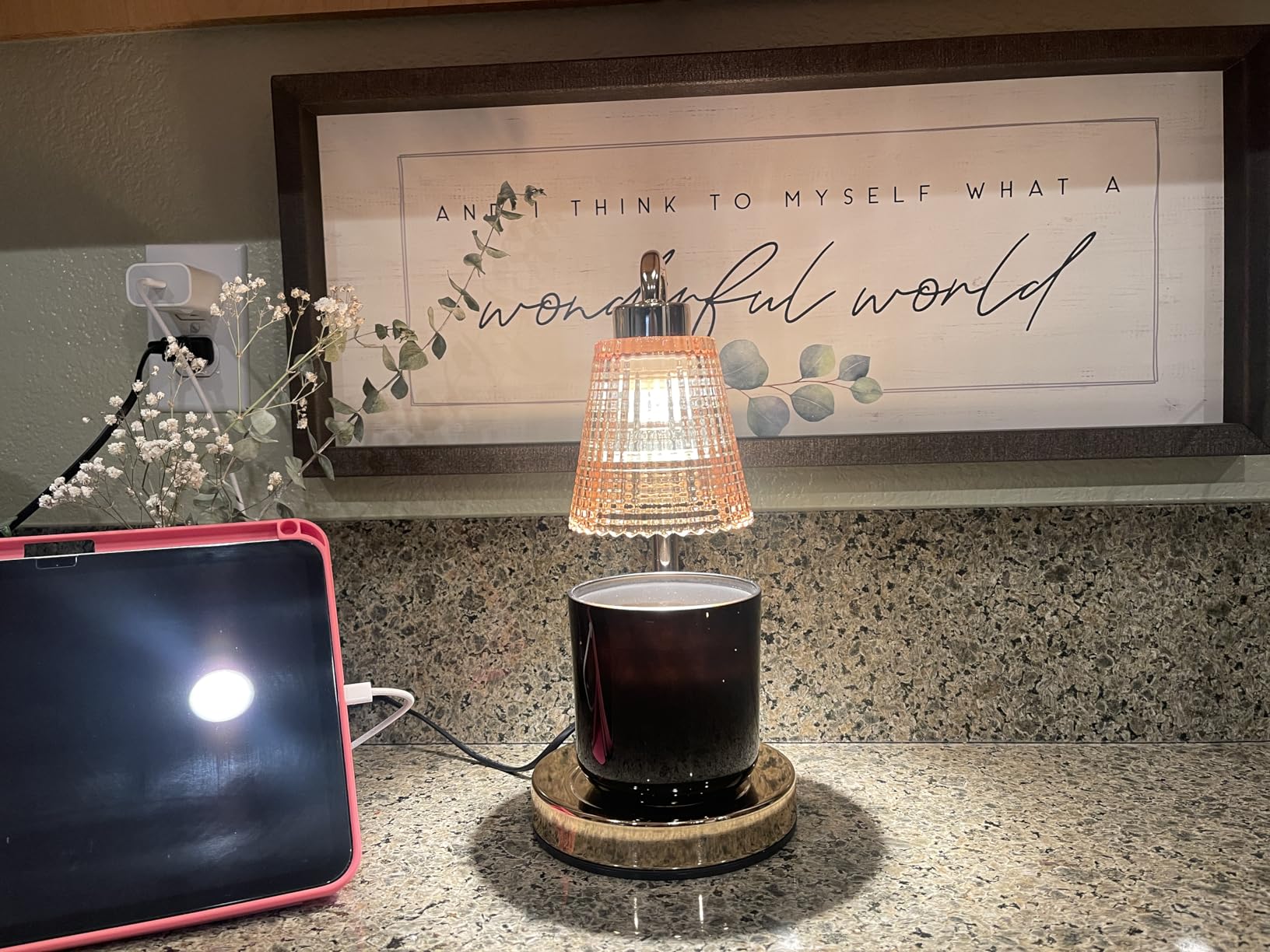 Candle Warmer Lamp with Timer Dimmable, Birthday Gifts for Women Mom, House Warming Gifts New Home Decor, Wax Melt Warmer for Jar Candles with 2 Bulbs Customer Review Candle Warmer Lamp with Timer Dimmable, Birthday Gifts for Women Mom, House Warming Gifts New Home Decor, Wax Melt Warmer for Jar Candles with 2 Bulbs - Customer Photo 2