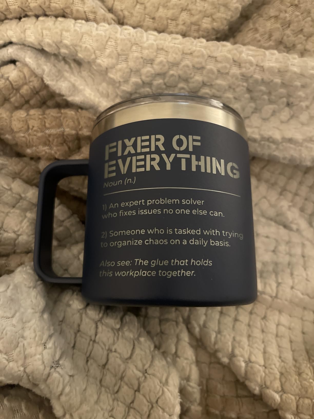 Thank You Gifts for Men, Boss, Coworker, Manager, Office, Mentor - Coworker Gifts, Boss Gift for Men - Birthday, Fathers Day Gift for Mens - 14 Oz Stainless Steel Coffee Mug - Customer Photo 2