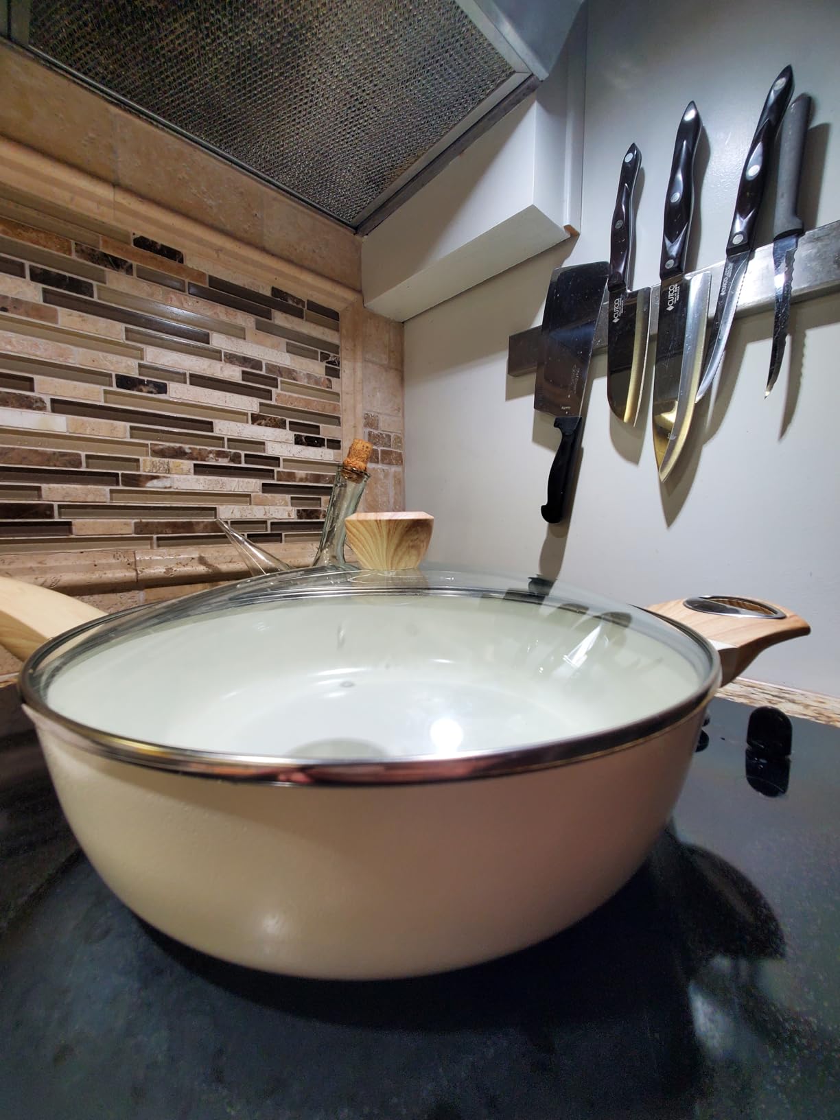 SENSARTE Nonstick Ceramic Frying Pan with Lid 8/9.5/10/11/12.5 Inch Omelet Pan Skillet, Free of Intentionally Added PFAS/PTFE Non-toxic Chef's Pan Induction Compatible Pan, Heat Resistant Handle Customer Review SENSARTE Nonstick Ceramic Frying Pan with Lid 8/9.5/10/11/12.5 Inch Omelet Pan Skillet, Free of Intentionally Added PFAS/PTFE Non-toxic Chef's Pan Induction Compatible Pan, Heat Resistant Handle - Customer Photo 2