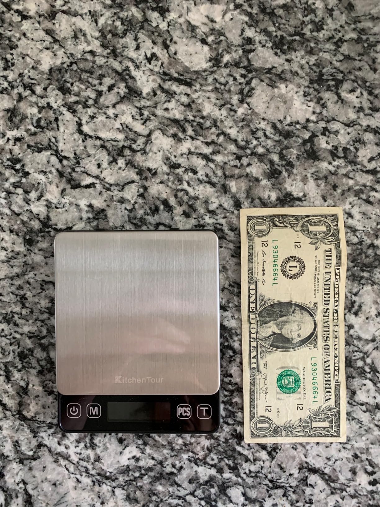 KitchenTour Nano Coffee Scale with Timer 3kg/0.1g, 3 Mode for Espresso Machine and Pour Over, High Precision Pour Over Drip Espresso Scale with Back-Lit LCD Display - Customer Photo 2