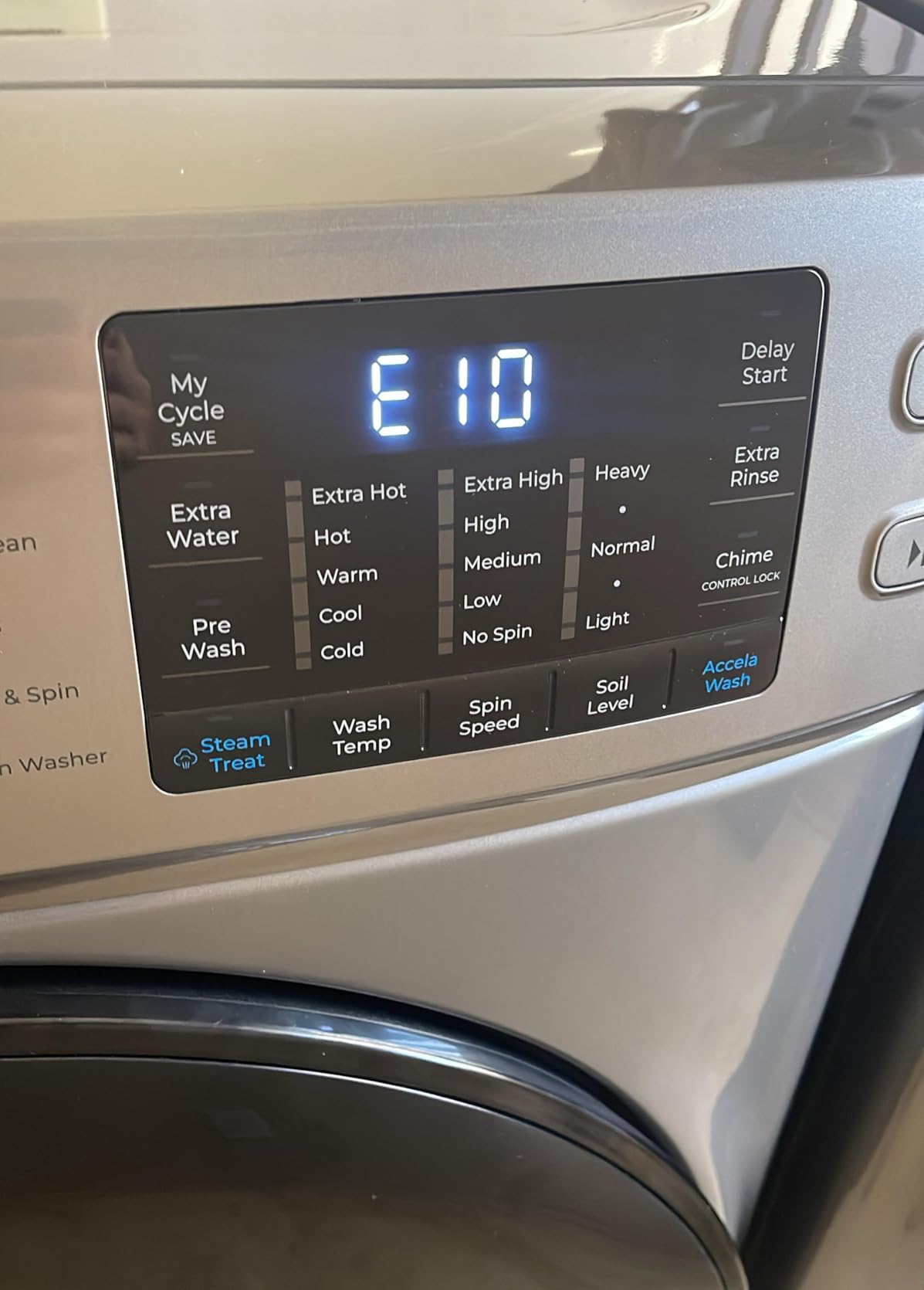 Kenmore 4.5 cu. ft. Front Load Washer with Stain Removing Steam Treatment - Reduce Laundry Time with Accela Wash - LED - ENERGY STAR Certified - White - Customer Photo 3
