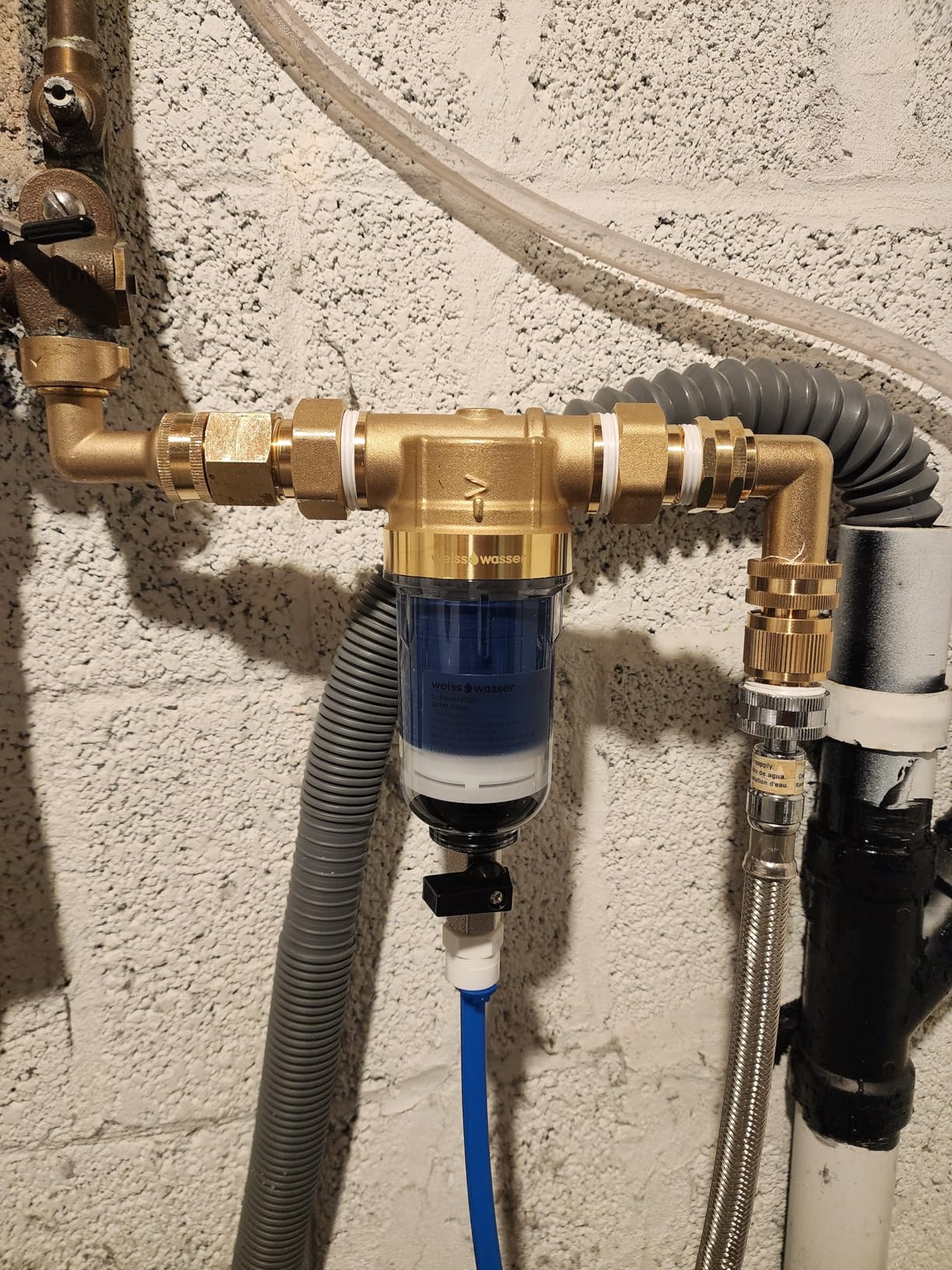 40 Micron Disc Spin Down Sediment Filter, Reusable & Anti-Clog Whole House Water Filter, Pre-Filtration System for City/Well Water, 3/4 40 Micron Disc Spin Down Sediment Filter, Reusable & Anti-Clog Whole House Water Filter, Pre-Filtration System for City/Well Water, 3/4
