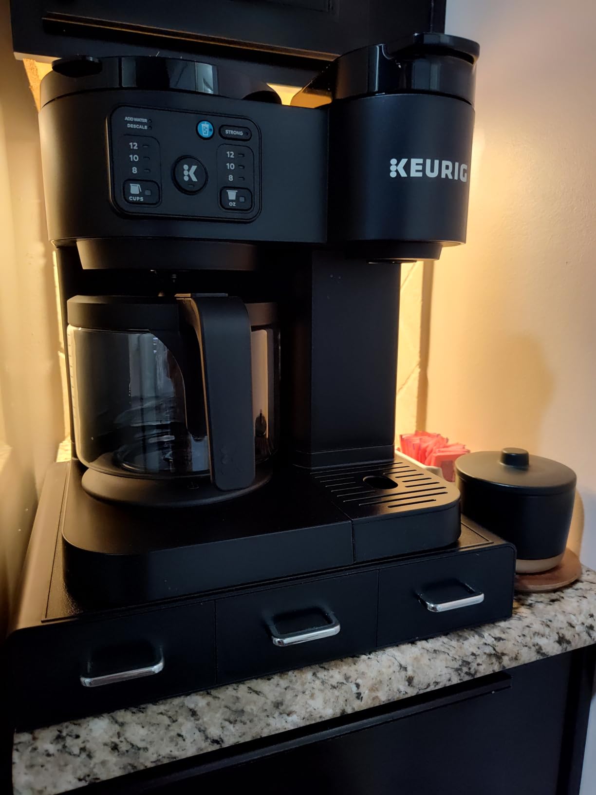 Keurig K-Duo Single Serve K-Cup Pod & Carafe Coffee Maker, Black - Customer Photo 1