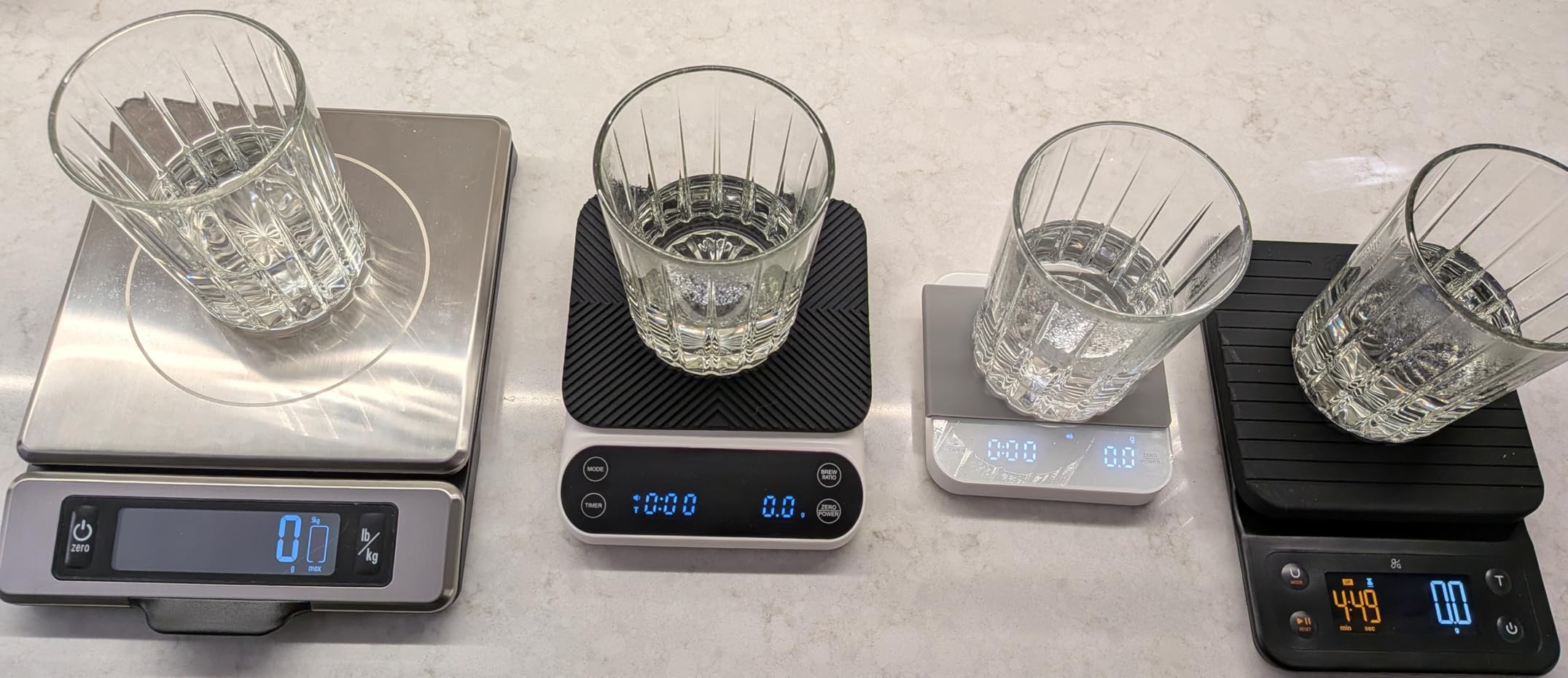 Maestri House S3 Coffee Scale with Timer, 3kg/0.1g Rechargeable Digital Scale, 3 Brew Modes, Adjustable Ratios & Flow Rate Display, Barista-Grade for Pour-Over, Espresso, French Press - Black Customer Review Maestri House S3 Coffee Scale with Timer, 3kg/0.1g Rechargeable Digital Scale, 3 Brew Modes, Adjustable Ratios & Flow Rate Display, Barista-Grade for Pour-Over, Espresso, French Press - Black - Customer Photo 2