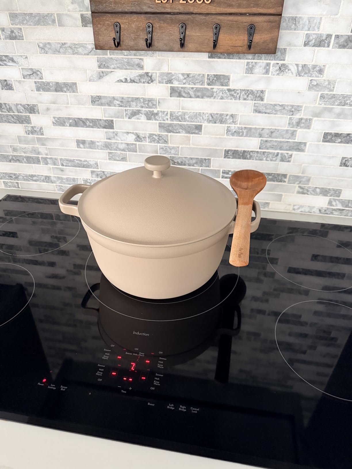 Our Place Cookware Set - 13-Piece Kit Including the Always Pan, Perfect Pot and Spatulas | Multifunctional, Toxin-Free Nonstick | Heat Safe up to 450°F | Oven, Stove, Induction Compatible | Blue Salt - Customer Photo 2