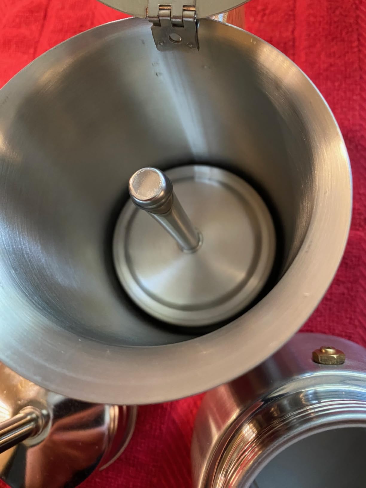 WALDWERK Stainless Steel Moka Pot (10oz) - Toxic Free Moka Pot with Oak Wood Handle - Stovetop Espresso Maker - Italian Coffee Maker for Stovetop and Induction - Customer Photo 5