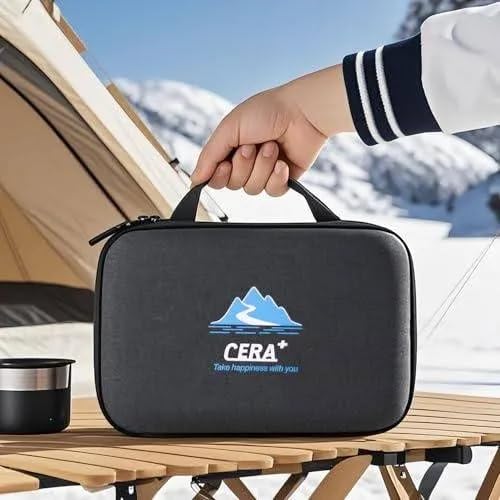 CERA+ Self-Heating Portable Espresso Machine,Up to 8 Cups per Charge and 20 Bar, 3 * 4500mAh, CERApresso Works with NS Capsules and Grounds, Electric Coffee Maker for Camping,Hiking,Office,Car,Travel - Customer Photo 2