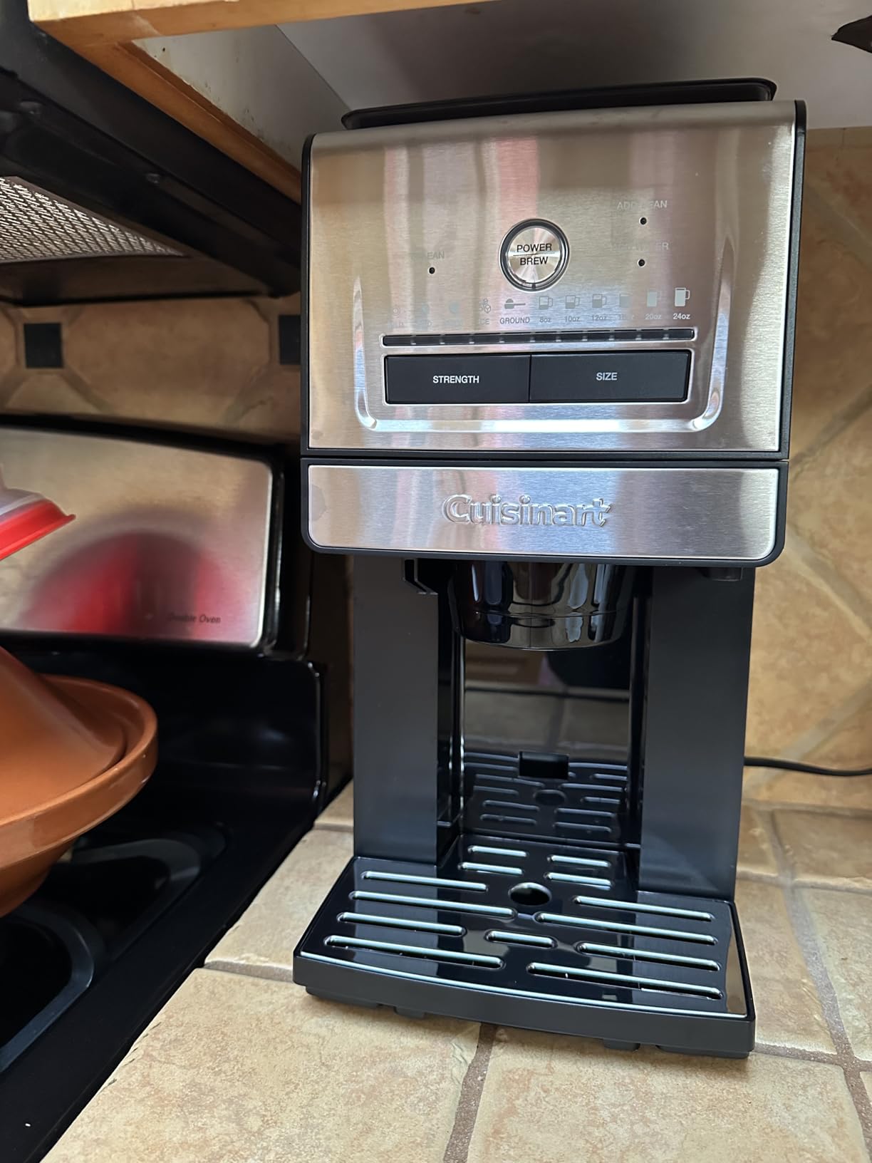 Cuisinart Coffee Maker, Custom Grind and Brew Single Cup Coffee Maker, 6 Cup Sizes, Built-in Stainless Steel Burr Mill, Adjustable Strength, Grind Control and Over Ice Feature, Easy Cleaning, DGB-30 - Customer Photo 1