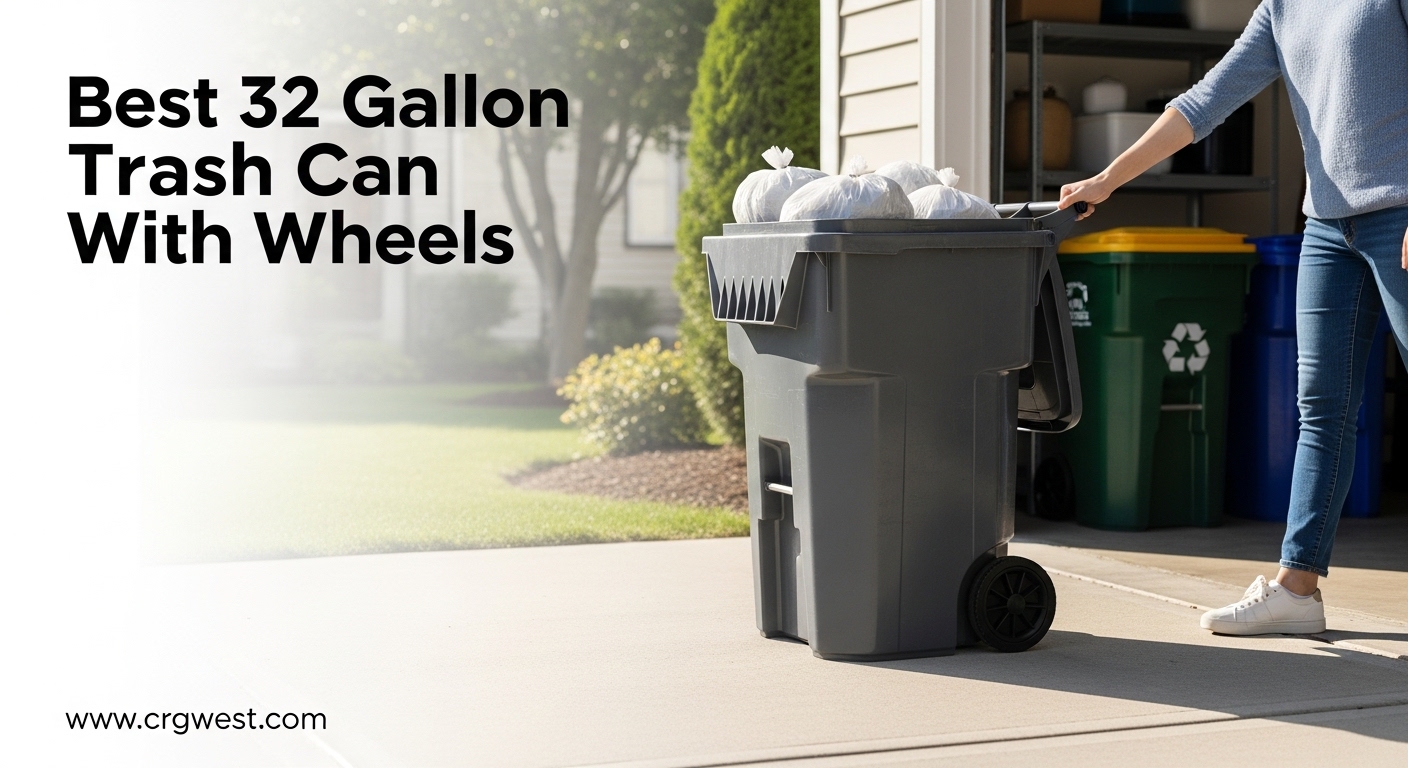 Best 32 Gallon Trash Can With Wheels