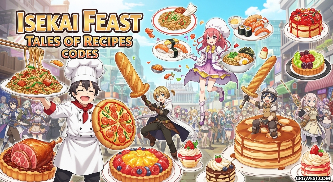 Isekai Feast Tales of Recipes Codes