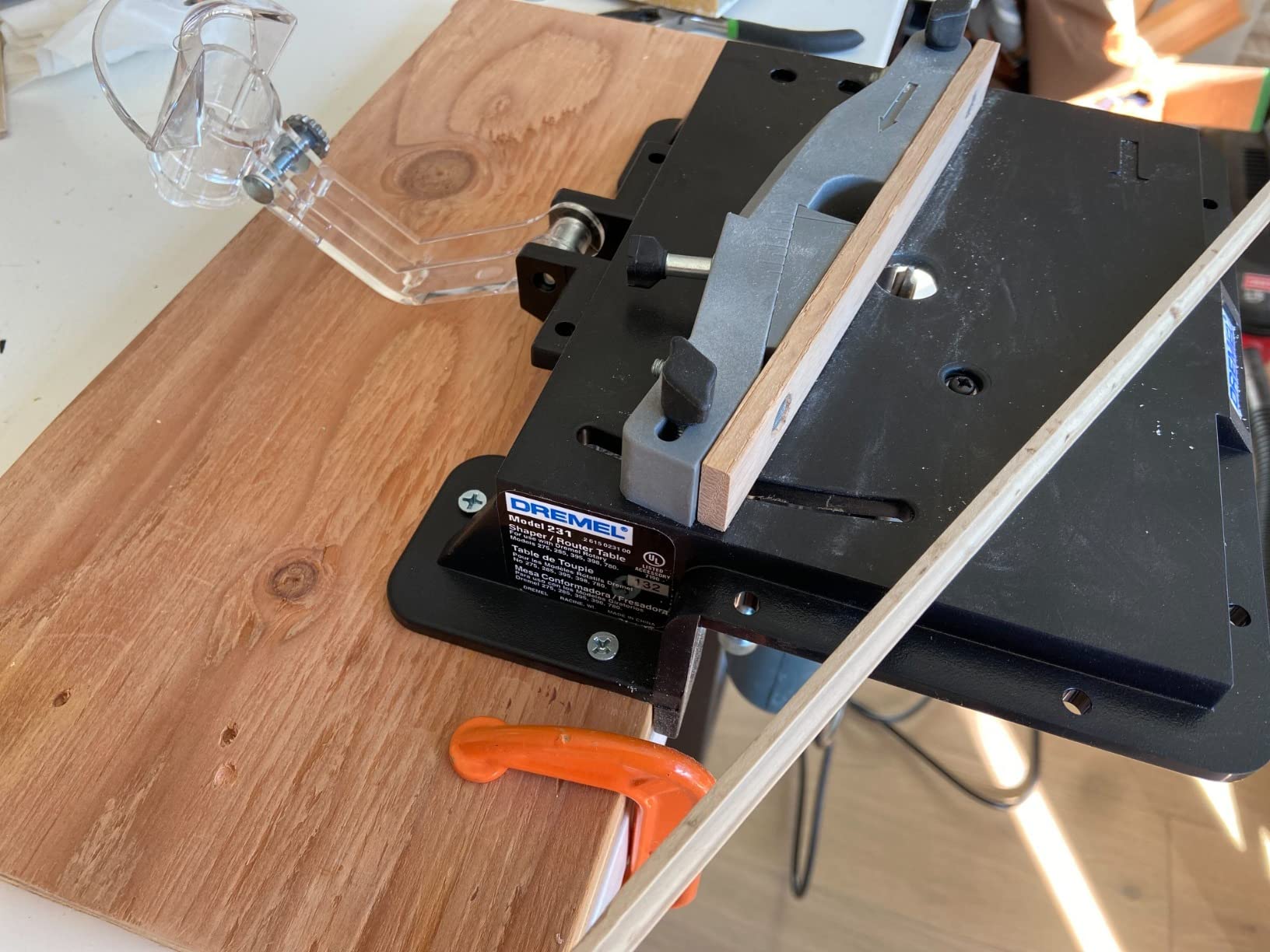 Dremel 231 Portable Rotary Tool Shaper and Router Table - Woodworking Attachment customer photo 1