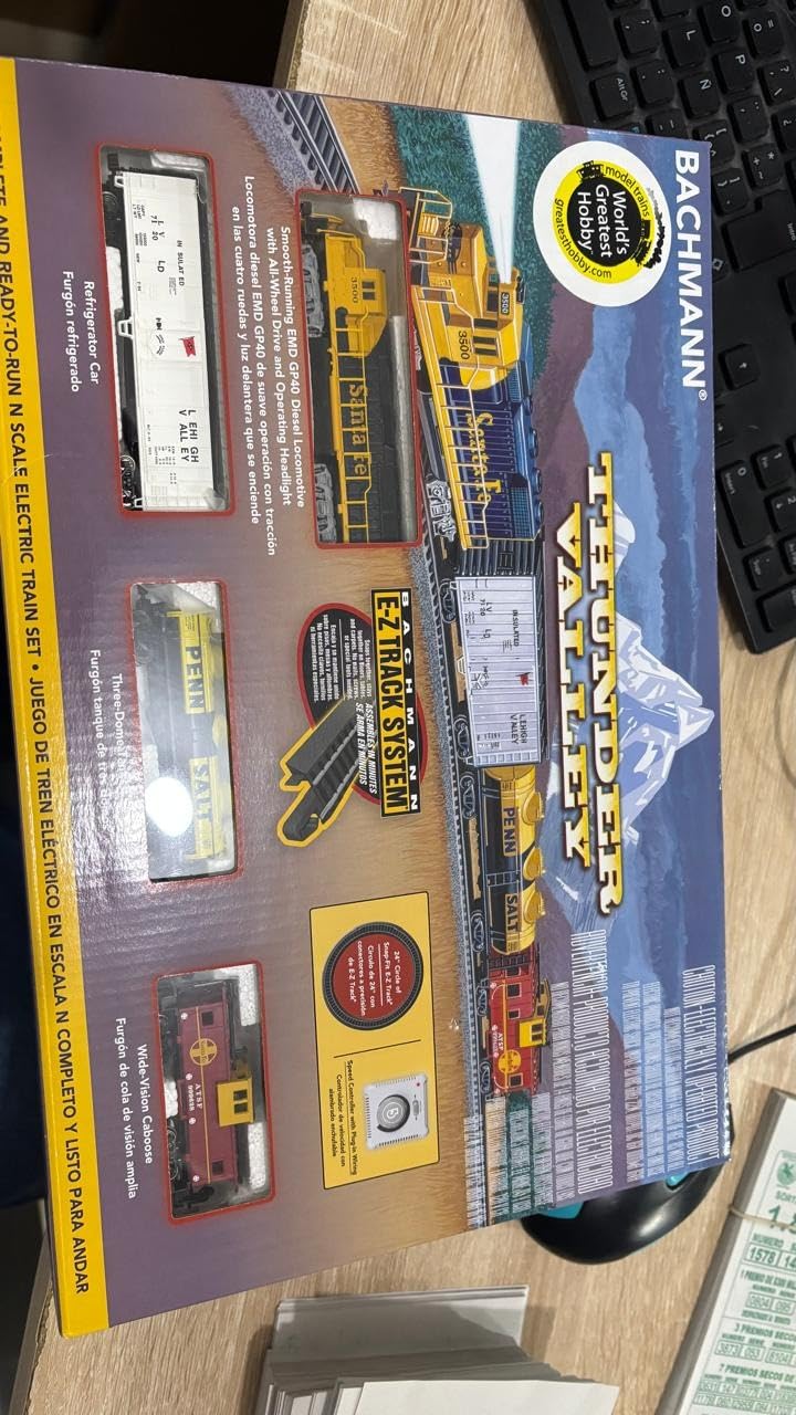 Bachmann Trains - Thunder Valley Ready To Run Electric Train Set - N Scale Multi customer photo 1