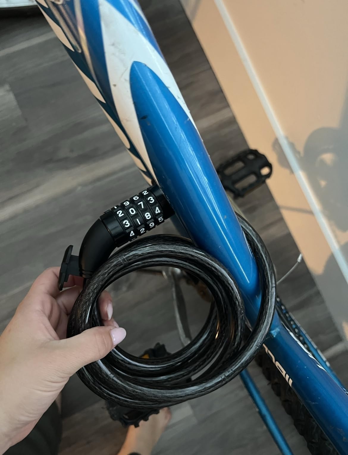 Master Lock Bike Lock Cable with Combination Black, 8143D customer photo 2