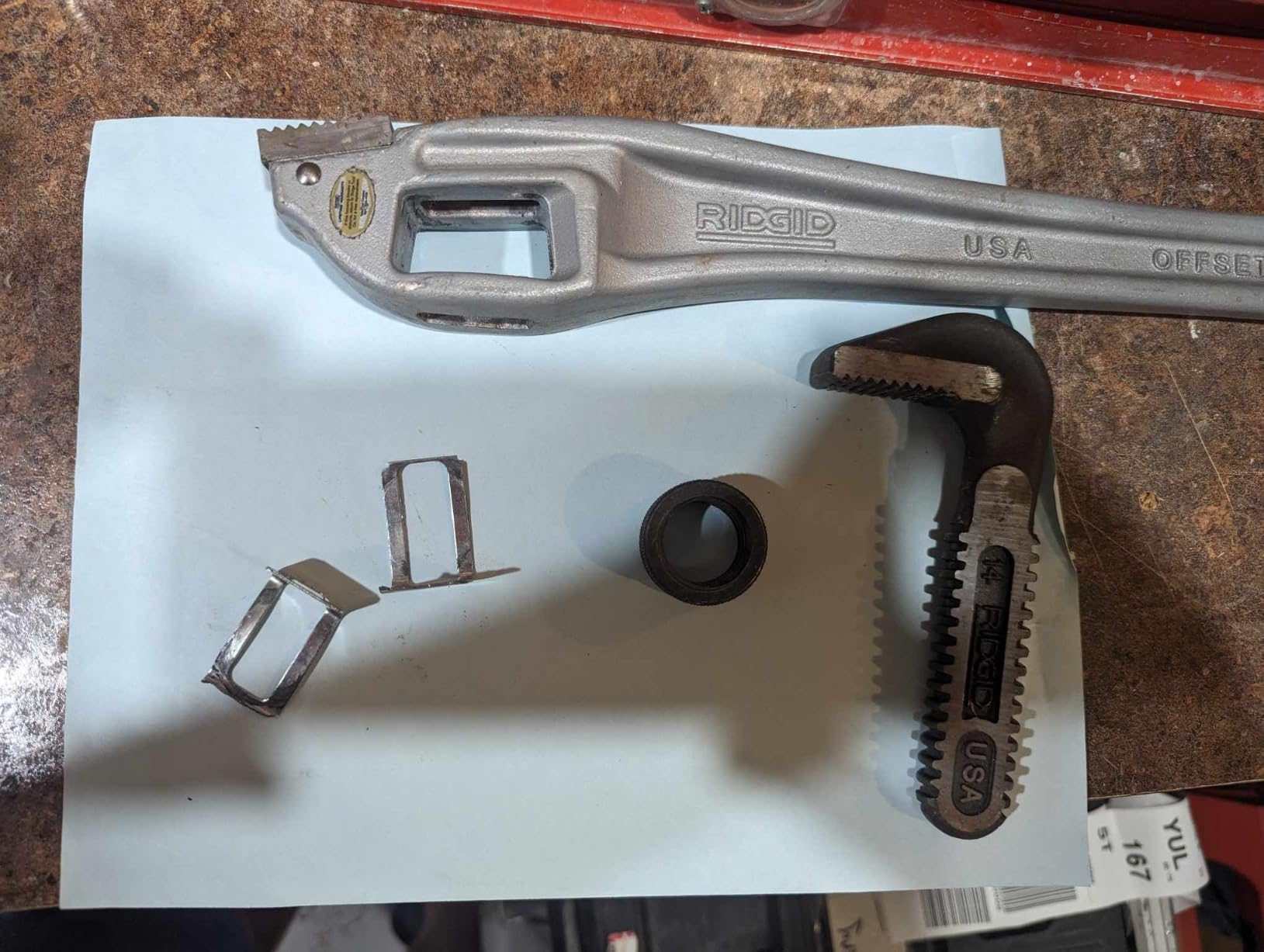 RIDGID 31120 Model 14 Aluminum Offset Pipe Wrench, 14