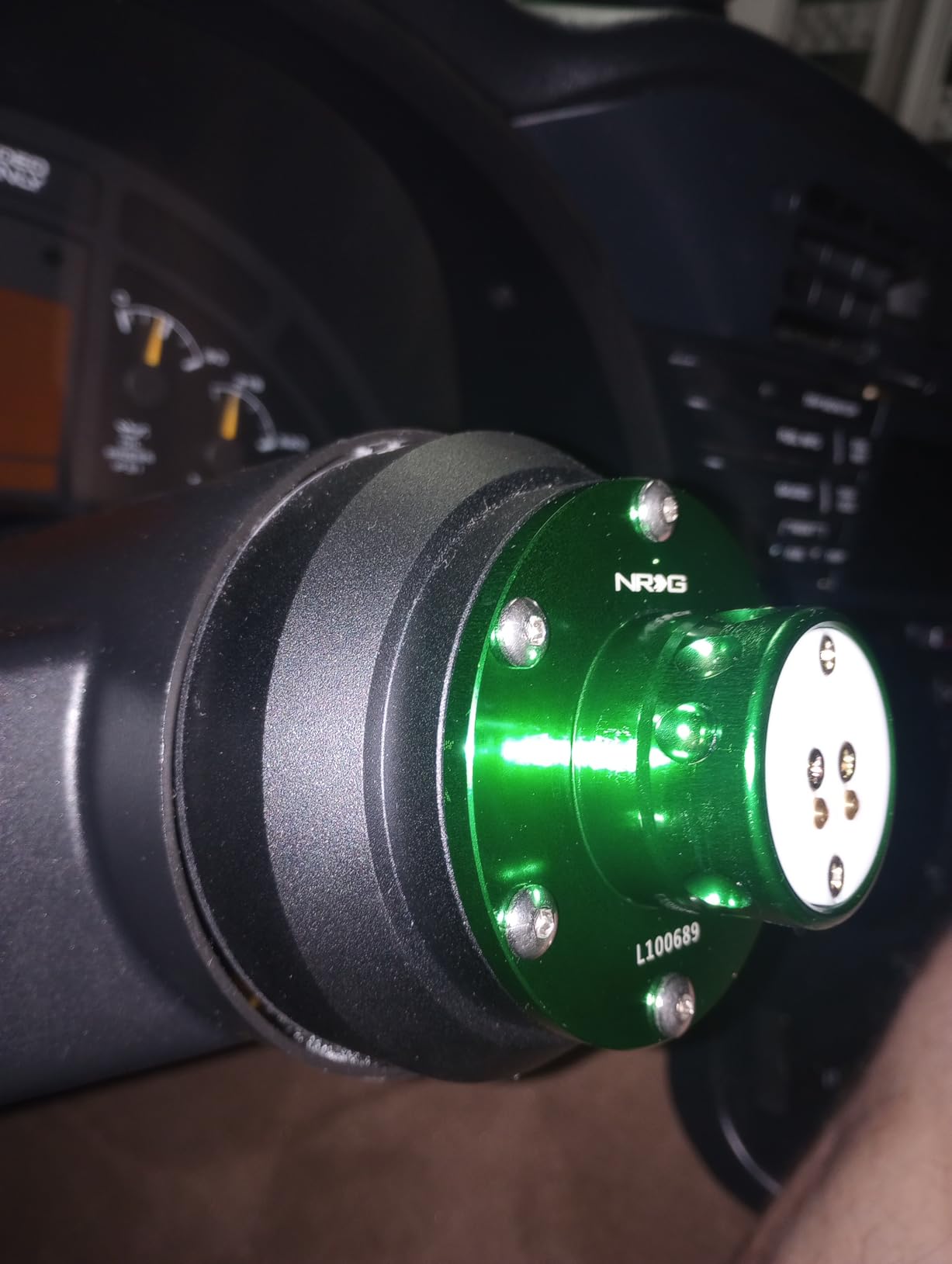 NRG Innovations NRG-SRK-170H Racing Style Steering Wheel Quick Release Short Hub Adapter, 6 X 70mm Bolt Pattern, Black Body customer photo 2