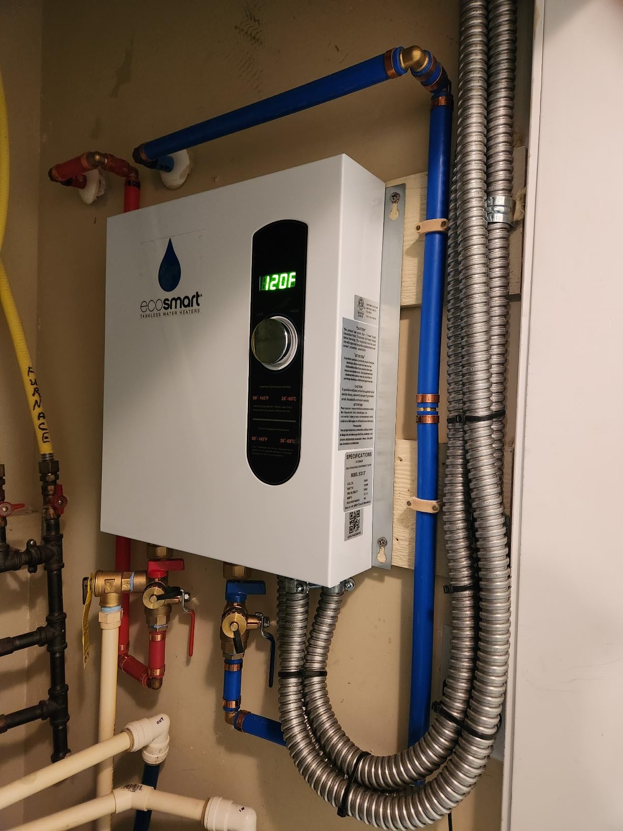 EcoSmart ECO 27 Tankless Water Heater, Electric, 27-kW - Quantity 1 customer photo 1