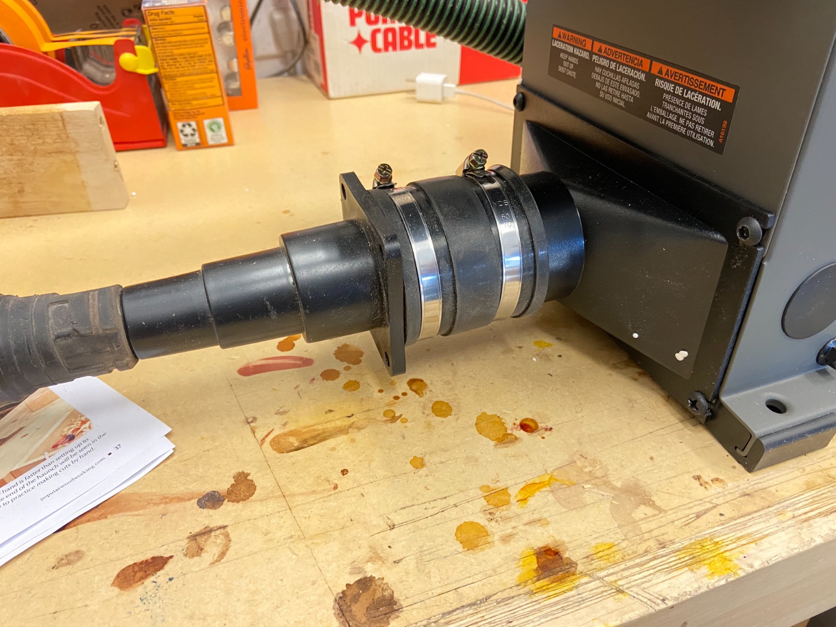 PORTER-CABLE Benchtop Jointer, Variable Speed, 6-Inch (PC160JT) customer photo 2