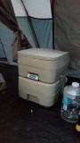 Camco 5.3-Gallon Portable Toilet - Features Detachable Holding Tank w/Sealing Slide Valve & Bellow-Type Flush - Easy Transport w/Compact Lightweight Design & Carry Handle - Gray (41541) customer photo 2