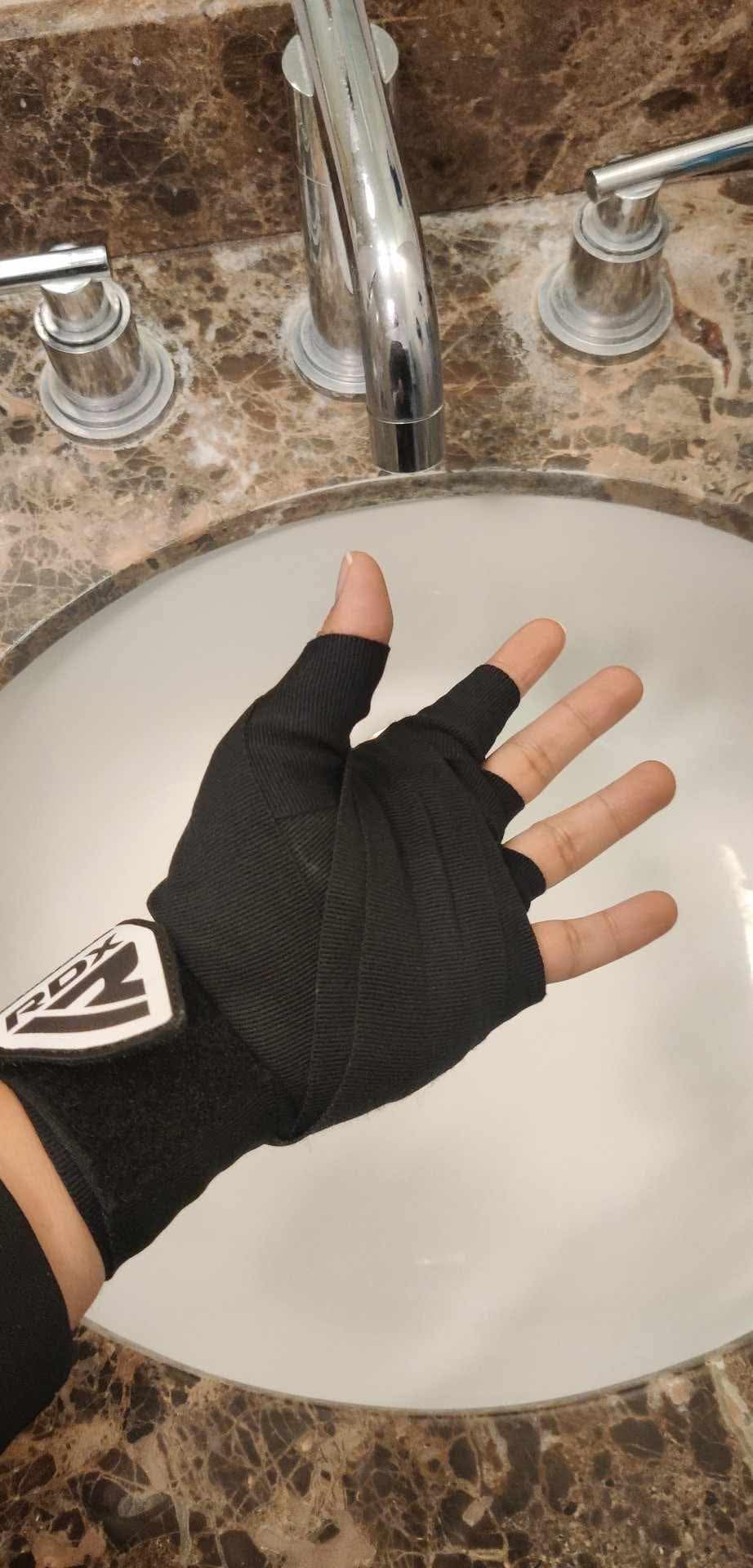 RDX Boxing Hand Wraps 4.5M / 180 Inches - Mexican Style Semi-Elastic MMA Inner Gloves customer photo 1