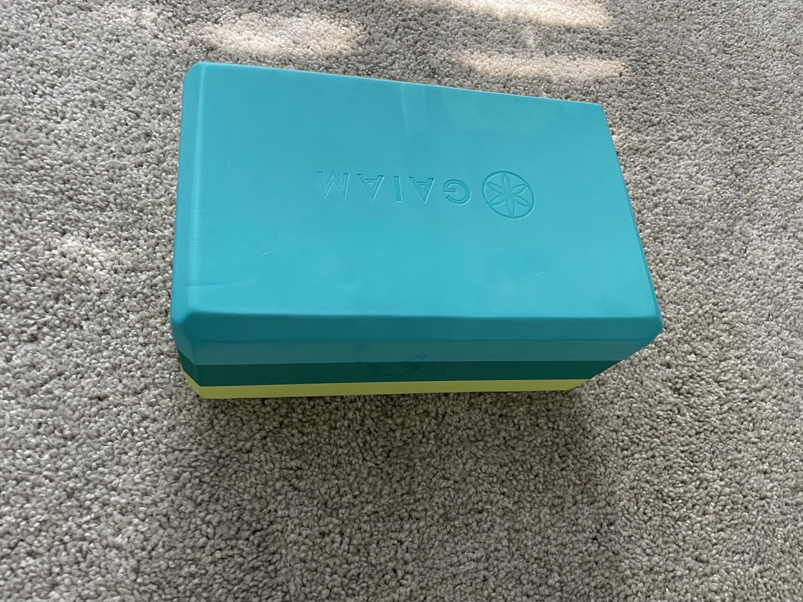 Gaiam Yoga Block - Supportive Latex-Free Eva Foam - Soft Non-Slip Surface with Beveled Edges for Yoga, Pilates, Meditation customer photo 2