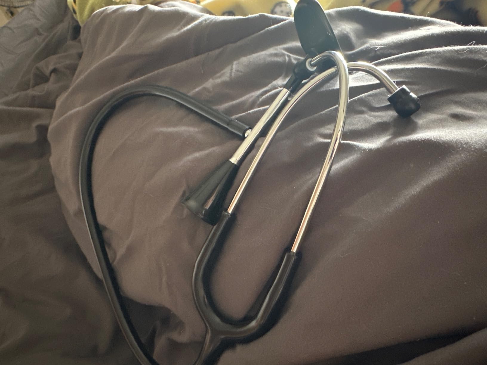 Dixie EMS Fetal Stethoscope for Baby's Heartbeat Detection, Latex-Free Fetoscope with Pinard Horn and Soft Earbuds, 22 inch customer photo 2