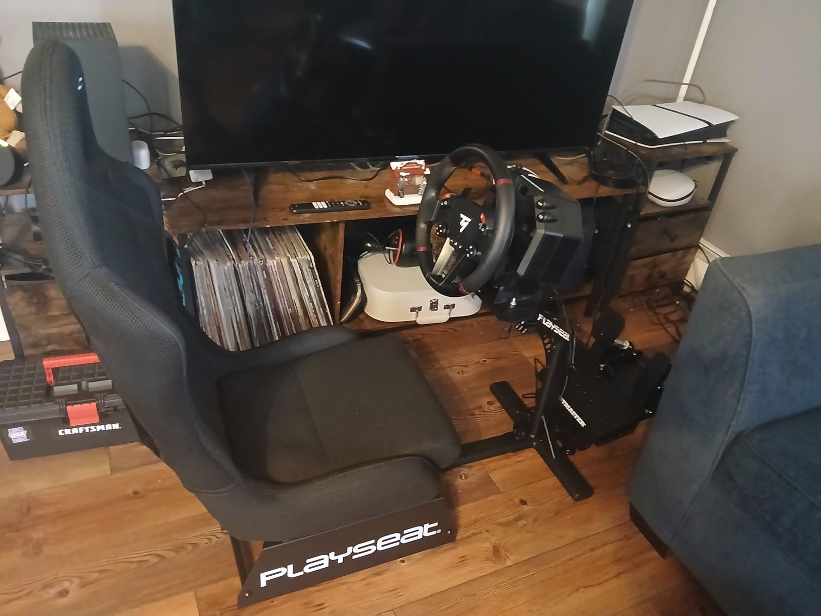 Evolution Sim Racing Cockpit | Comfortable Racing Simulator Cockpit | Compatible with All Steering Wheels & Pedals on The Market | Supports PC & Console | Actifit Edition customer photo 1