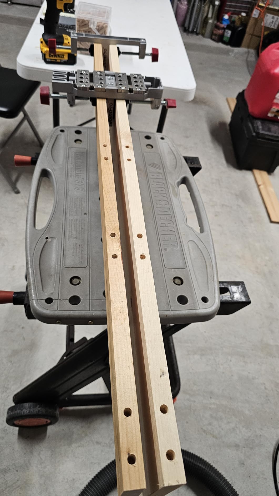 Milescraft 1311 Joint Pro Professional, Self-Clamping All Steel Doweling Jig - Quality - Includes 4 Guide Bushings for 1/4 in., 5/16 in. and 3/8 in. Dowels customer photo 1
