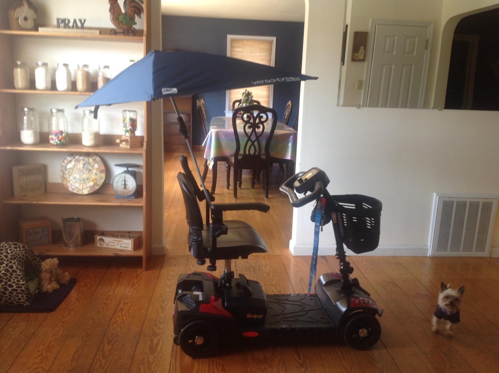 Drive Medical Scout Compact Travel Power Scooter, 4 Wheel customer photo 2