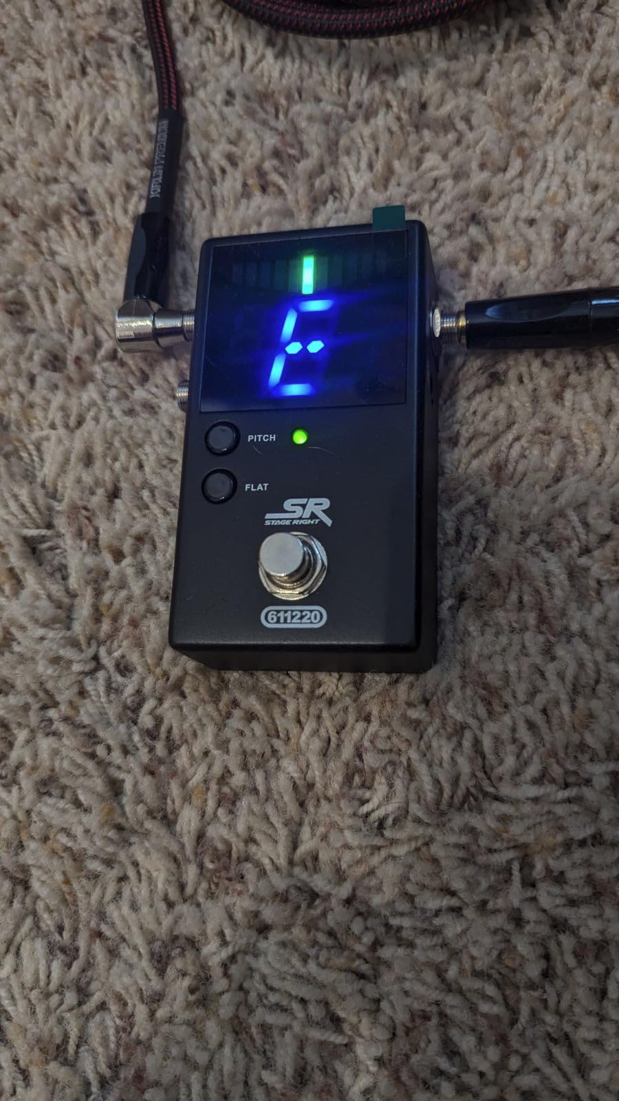 Monoprice Chromatic Pedal Tuner - Black, Normal & True-Bypass Outputs, Easy to Tune Your Bass & Guitars - Stage Right Series customer photo 1