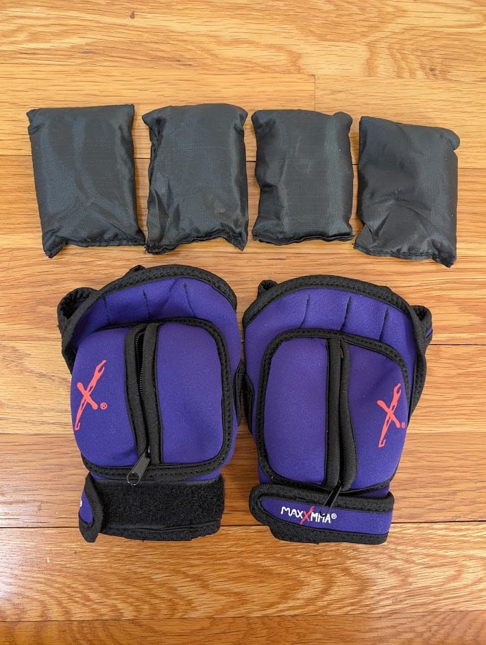 MaxxMMA Adjustable Weighted Gloves, 2 lb. Set - Removable Weight for Sculpting MMA Kickboxing Cardio Aerobics Hand Speed Coordination Shoulder Strength customer photo 1
