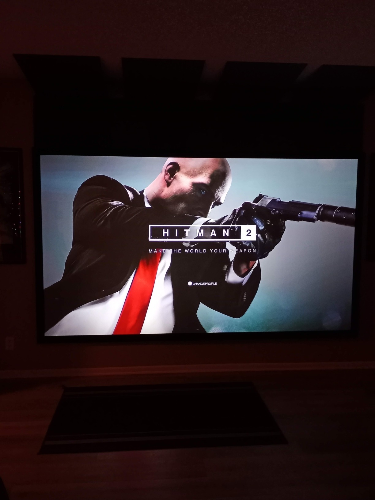 Elite Screens 120-Inch ALR Projector Screen 16:9 - Ceiling & Ambient Light Rejecting, Fixed Frame Wall Mounted, ISF-Certified CineGrey 3D for Home Theater, Standard Throw Projectors customer photo 1