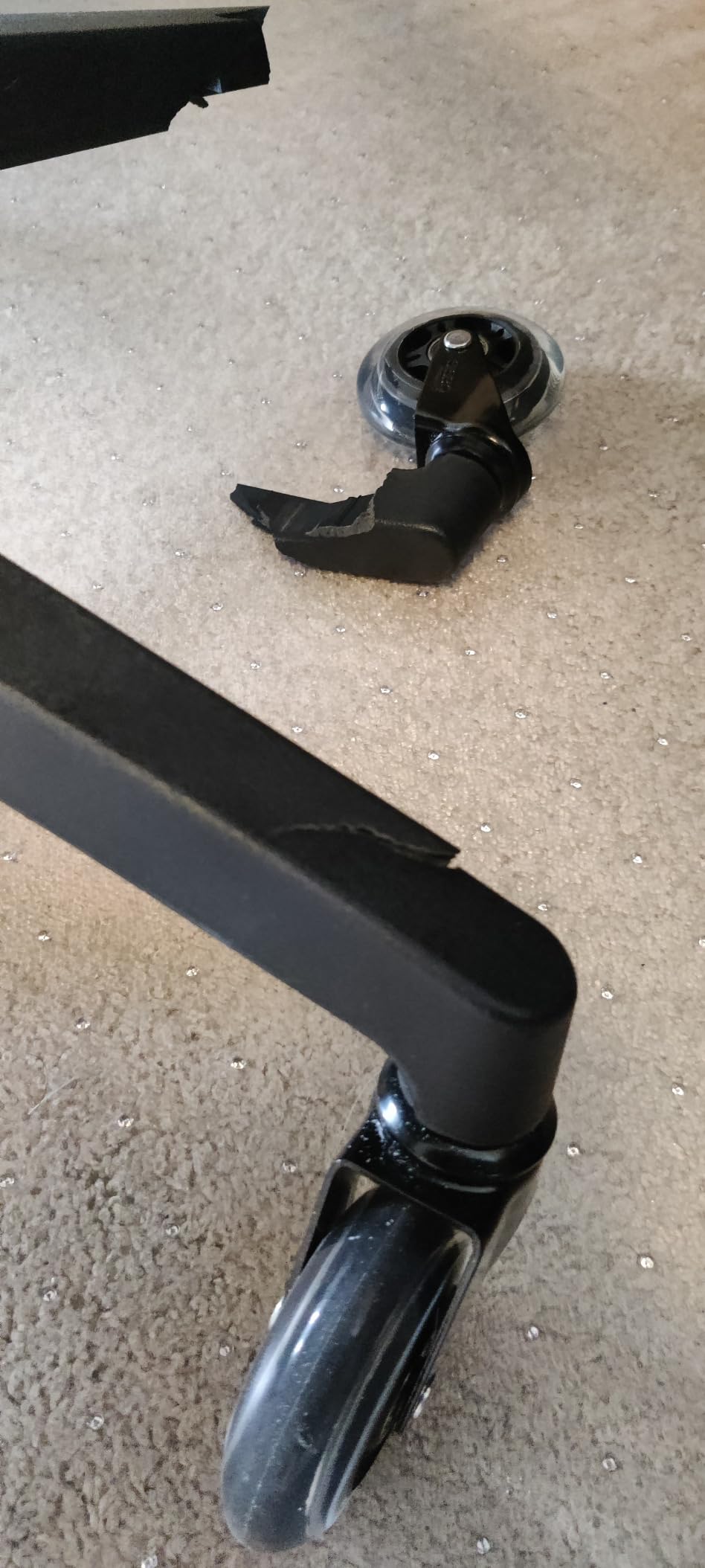 The Office Oasis Original Rollerblade Office Chair Wheels (As Seen On PBS) - Incredibly Smooth & Quiet Casters - Safe for Hardwood Floors & Carpet - Easy Installation with Universal Fit - Set of 5 customer photo 2