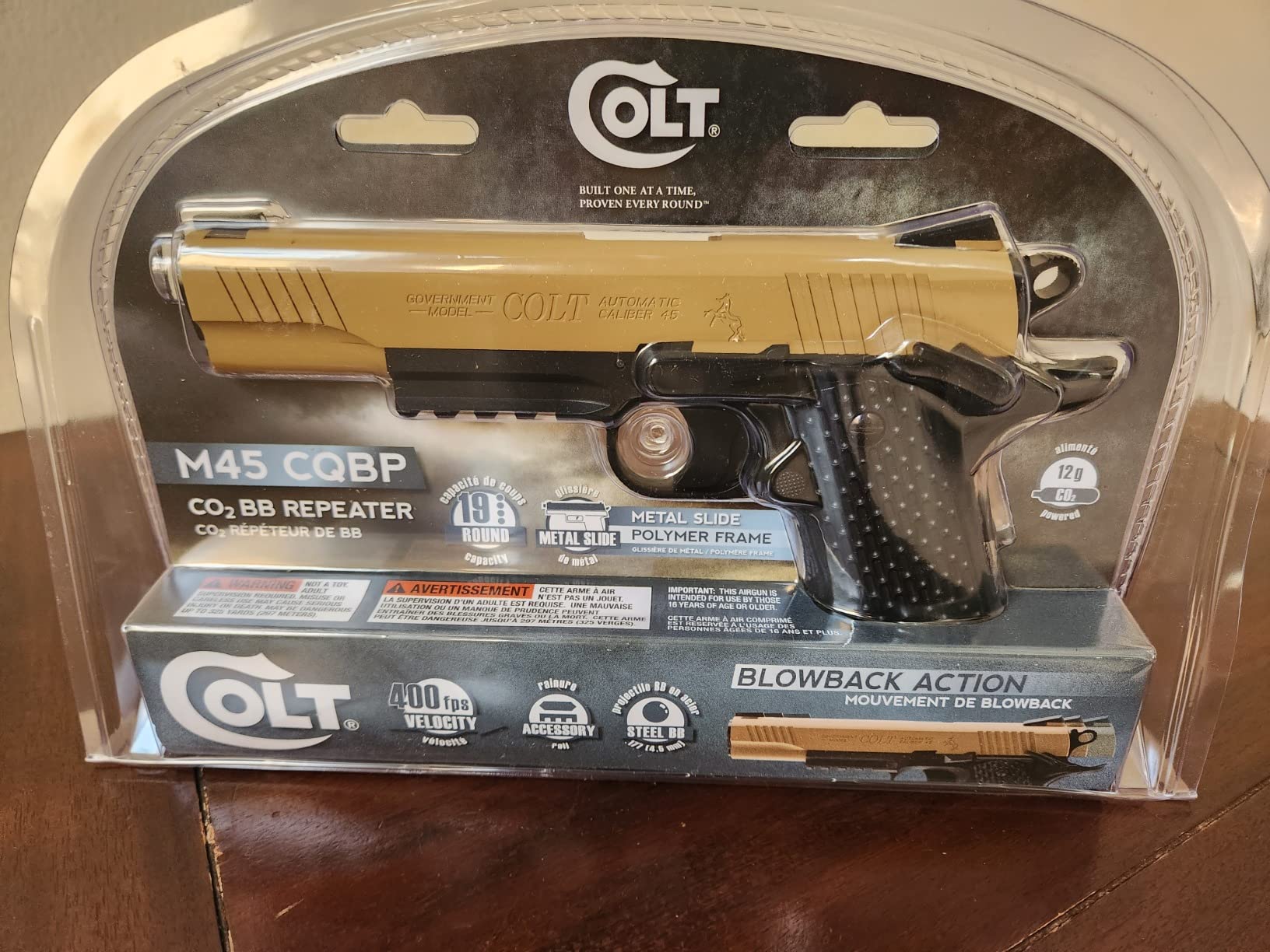 Colt M45 CQBP Blowback .177 BB Gun Air Pistol customer photo 1