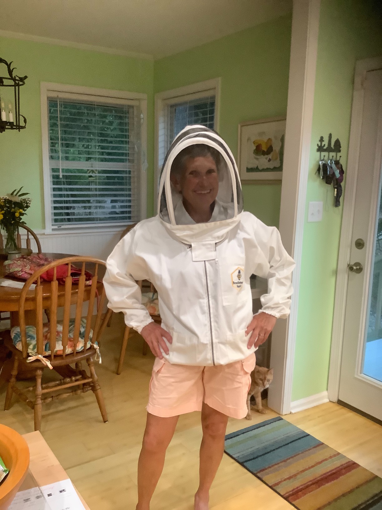 Beekeeping Jacket with Fencing Veil - Premium 100% Cotton Bee Jacket for Professional Beekeepers by Forest Beekeeping Supply customer photo 2